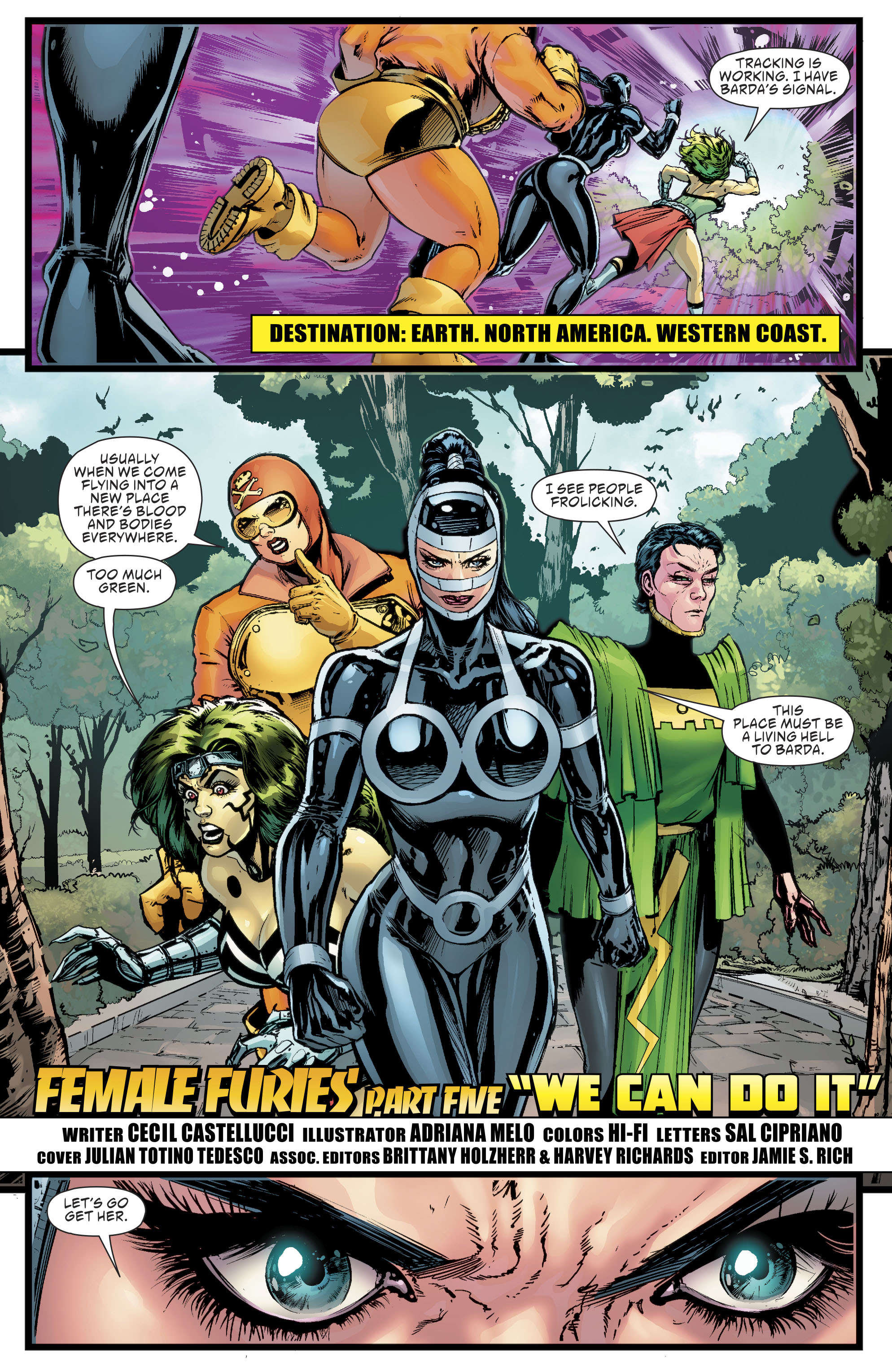Read online Female Furies comic -  Issue #5 - 3