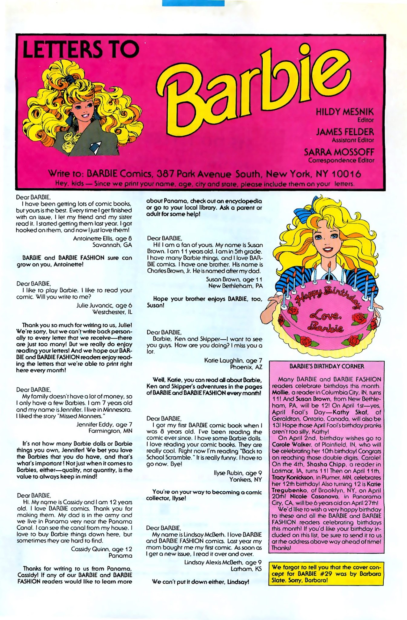 Read online Barbie comic -  Issue #30 - 33