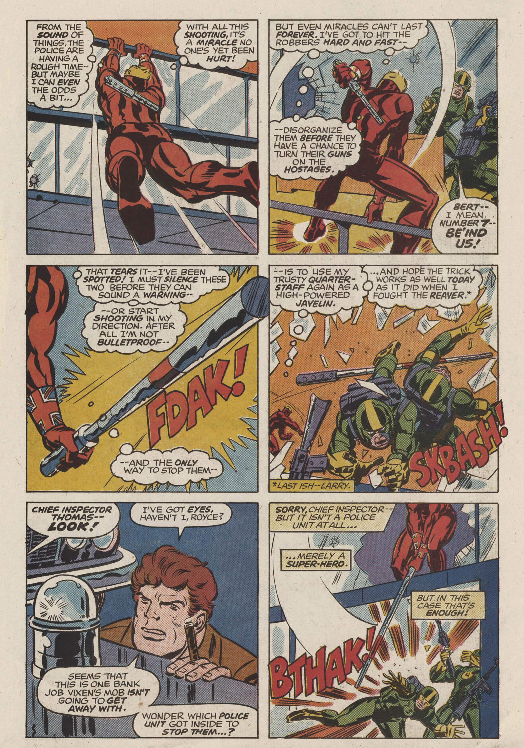 Read online Captain Britain (1976) comic -  Issue #3 - 6