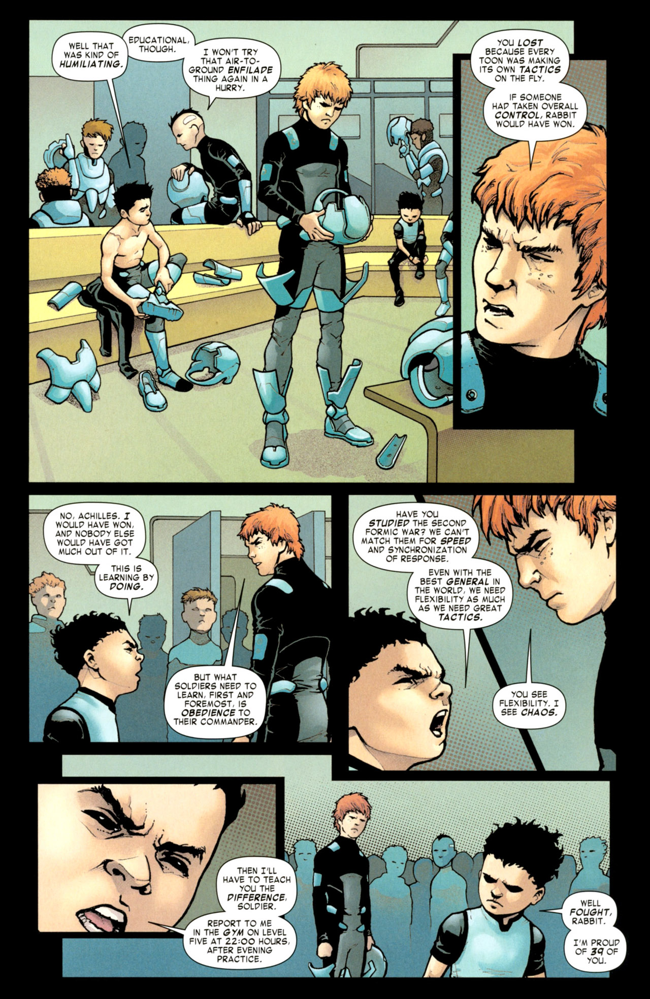 Read online Ender's Shadow: Command School comic -  Issue #4 - 8
