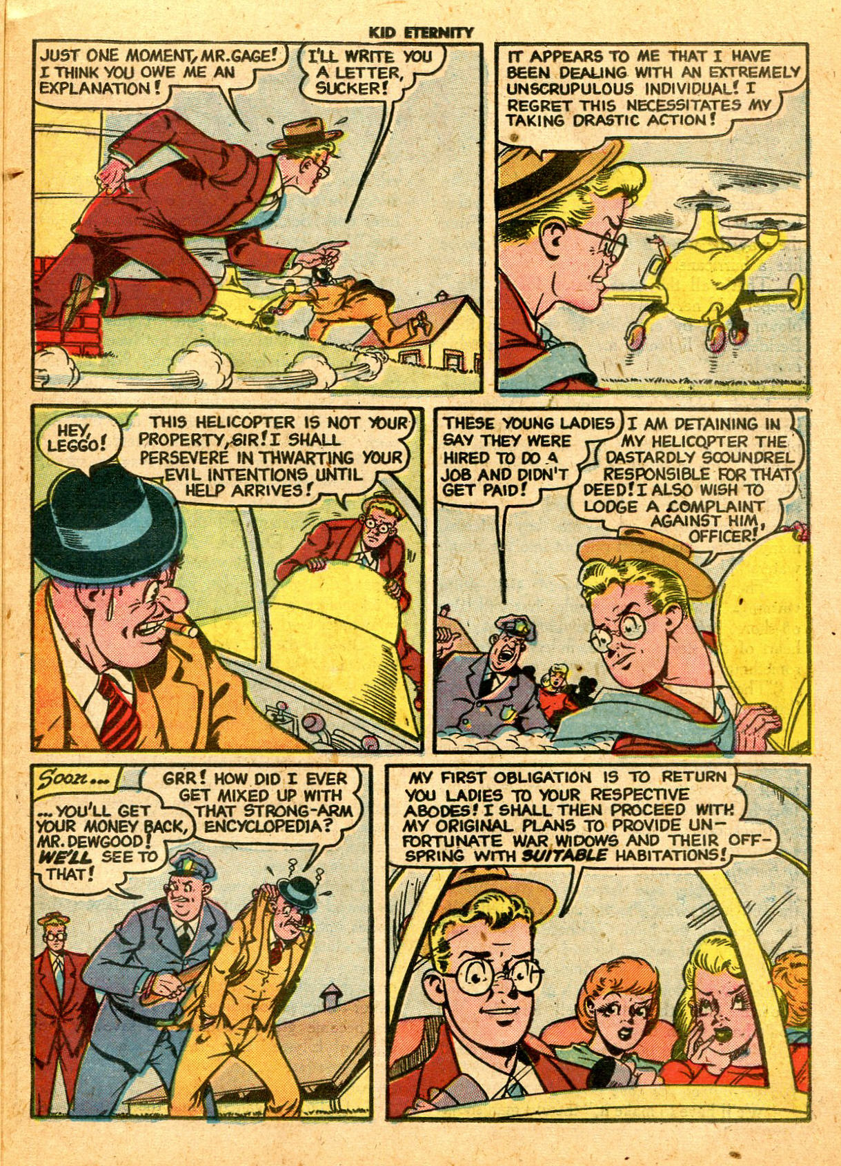 Read online Kid Eternity (1946) comic -  Issue #14 - 33