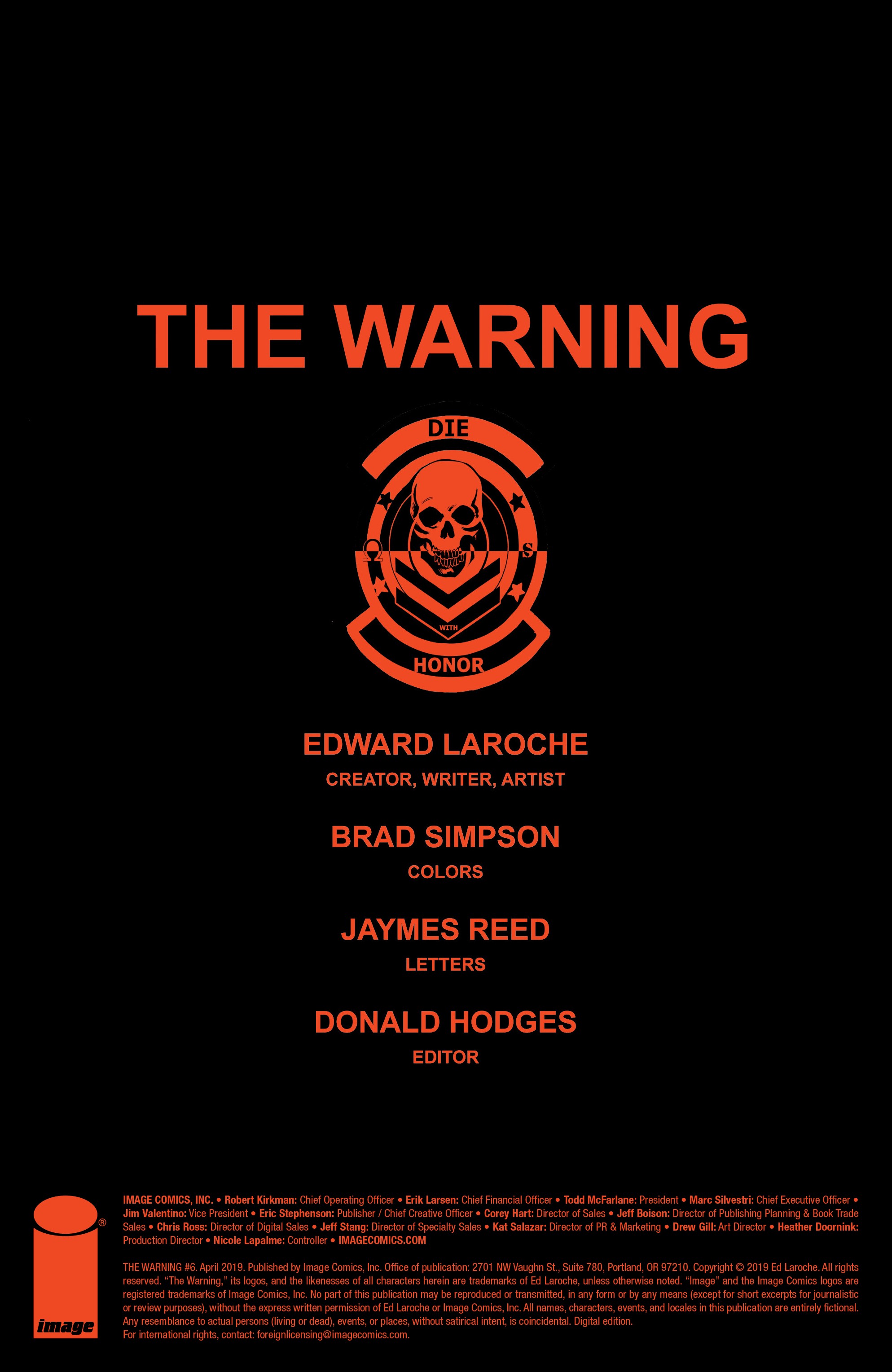 Read online The Warning comic -  Issue #6 - 23