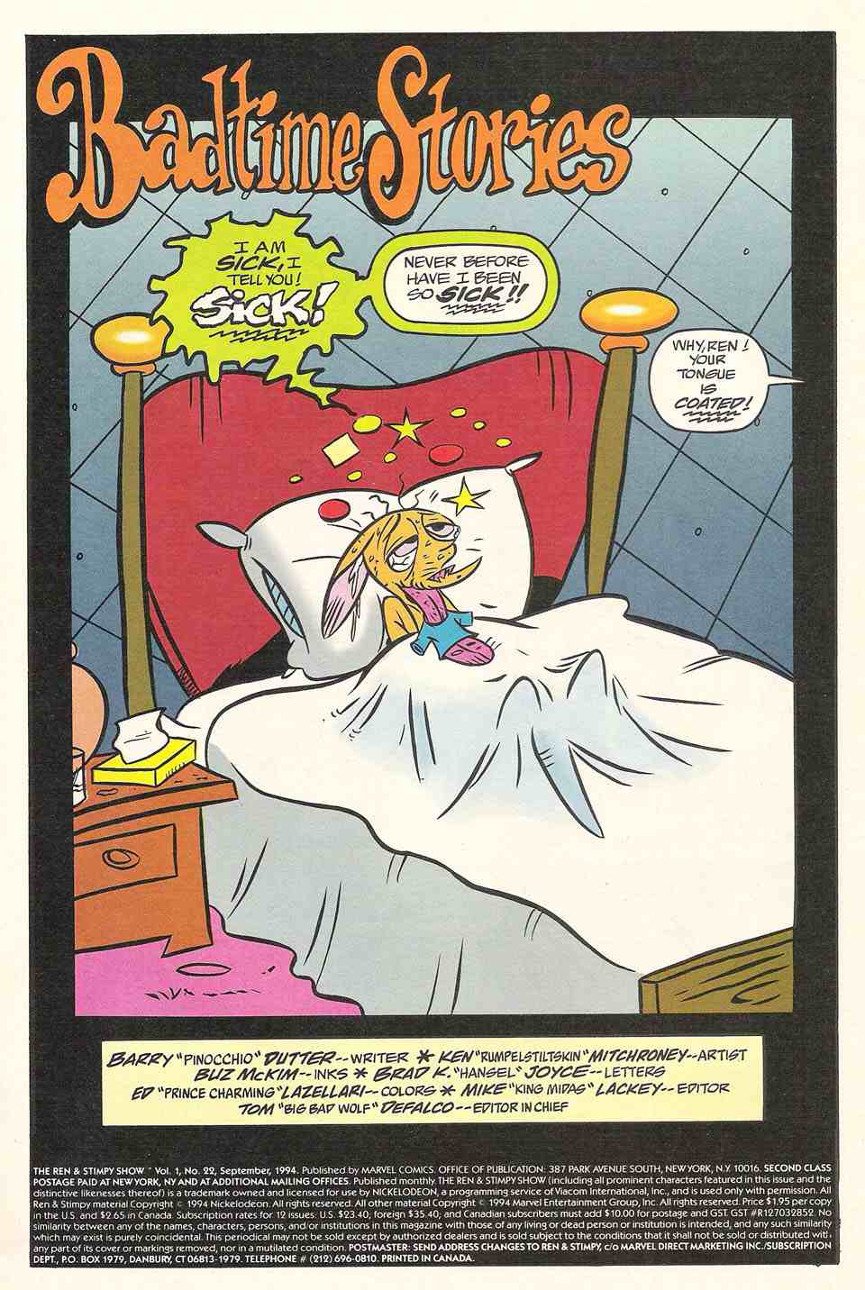 Read online The Ren & Stimpy Show comic -  Issue #22 - 2