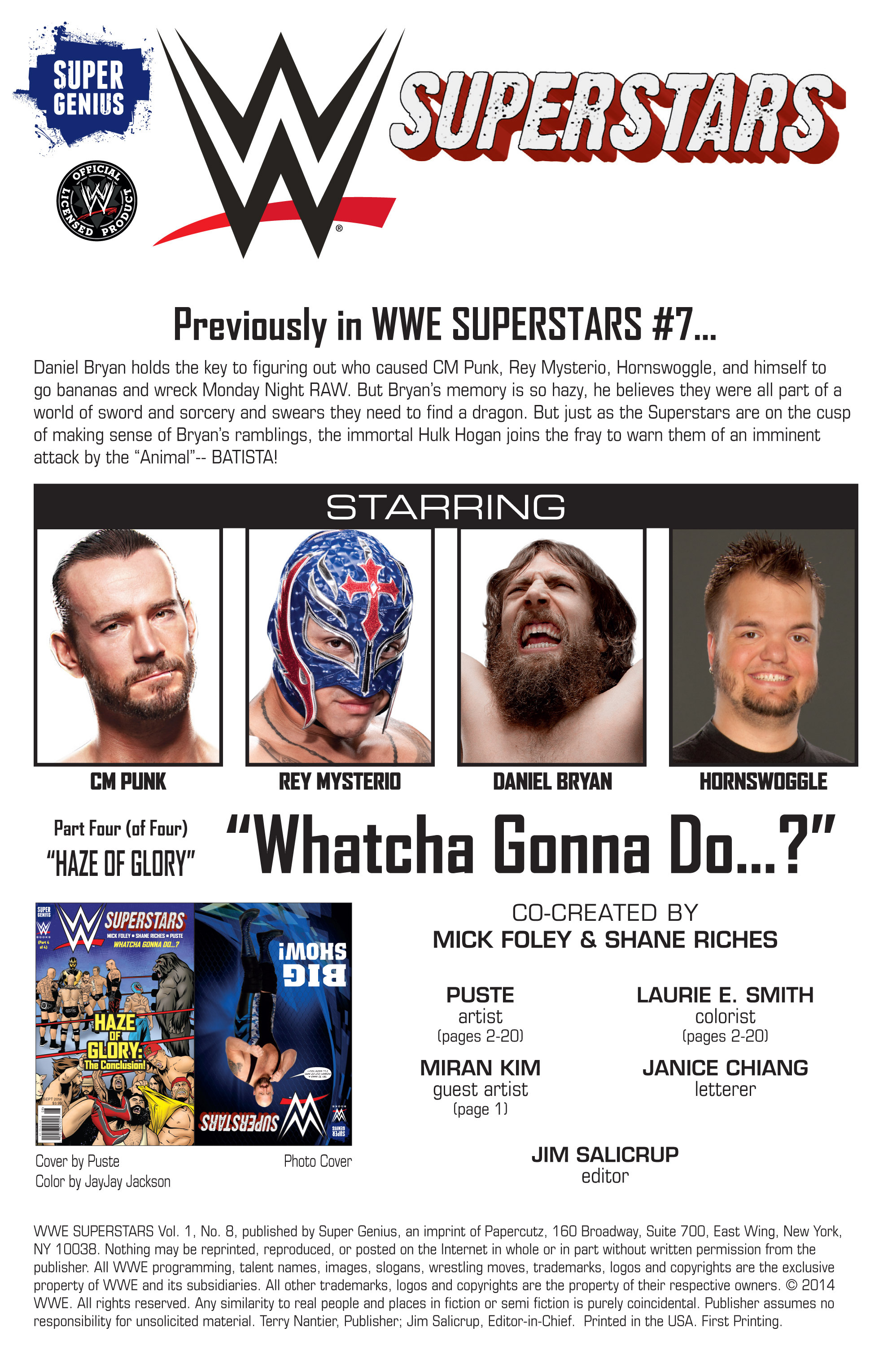 Read online WWE Superstars comic -  Issue #8 - 2