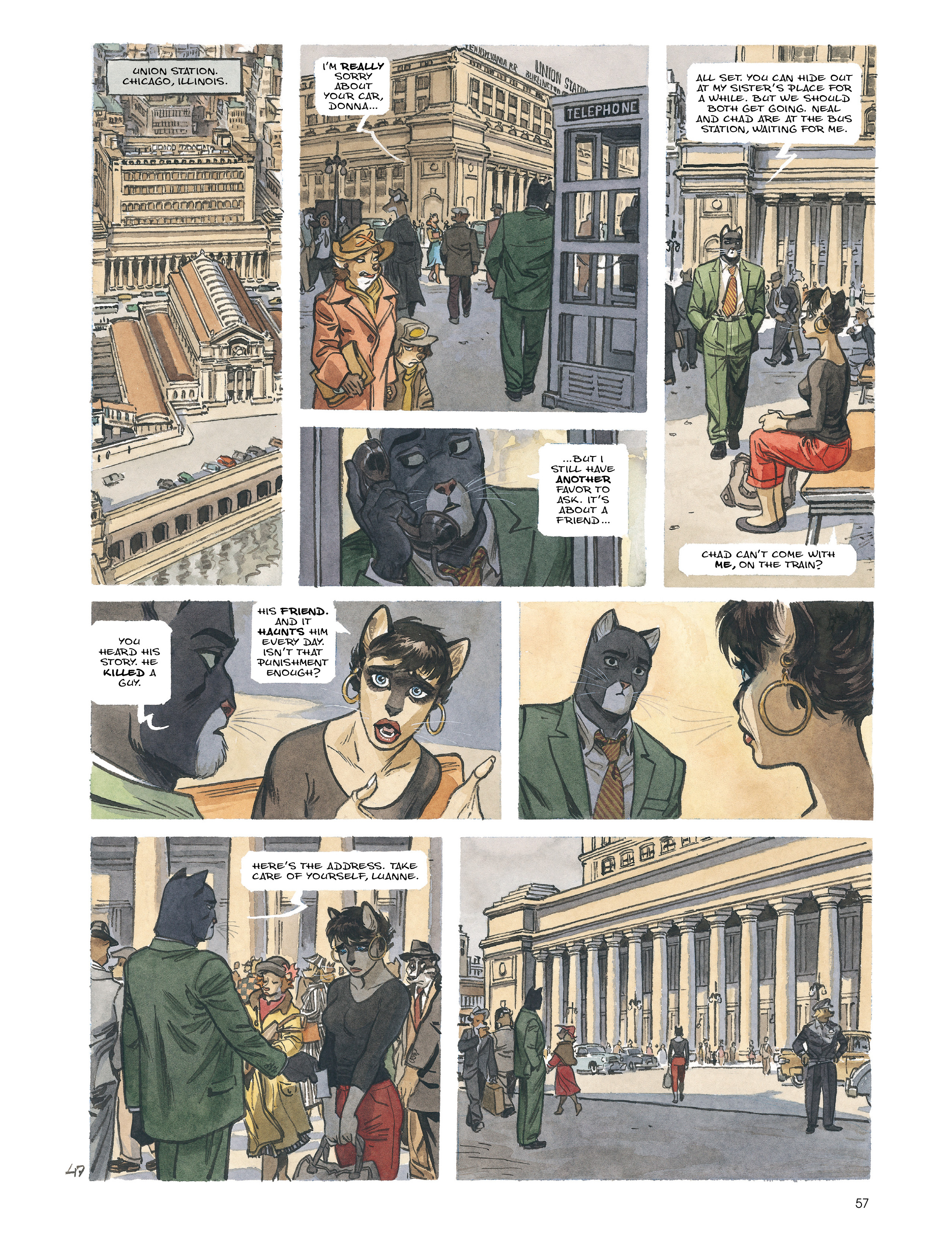 Read online Blacksad: Amarillo comic -  Issue # Full - 56