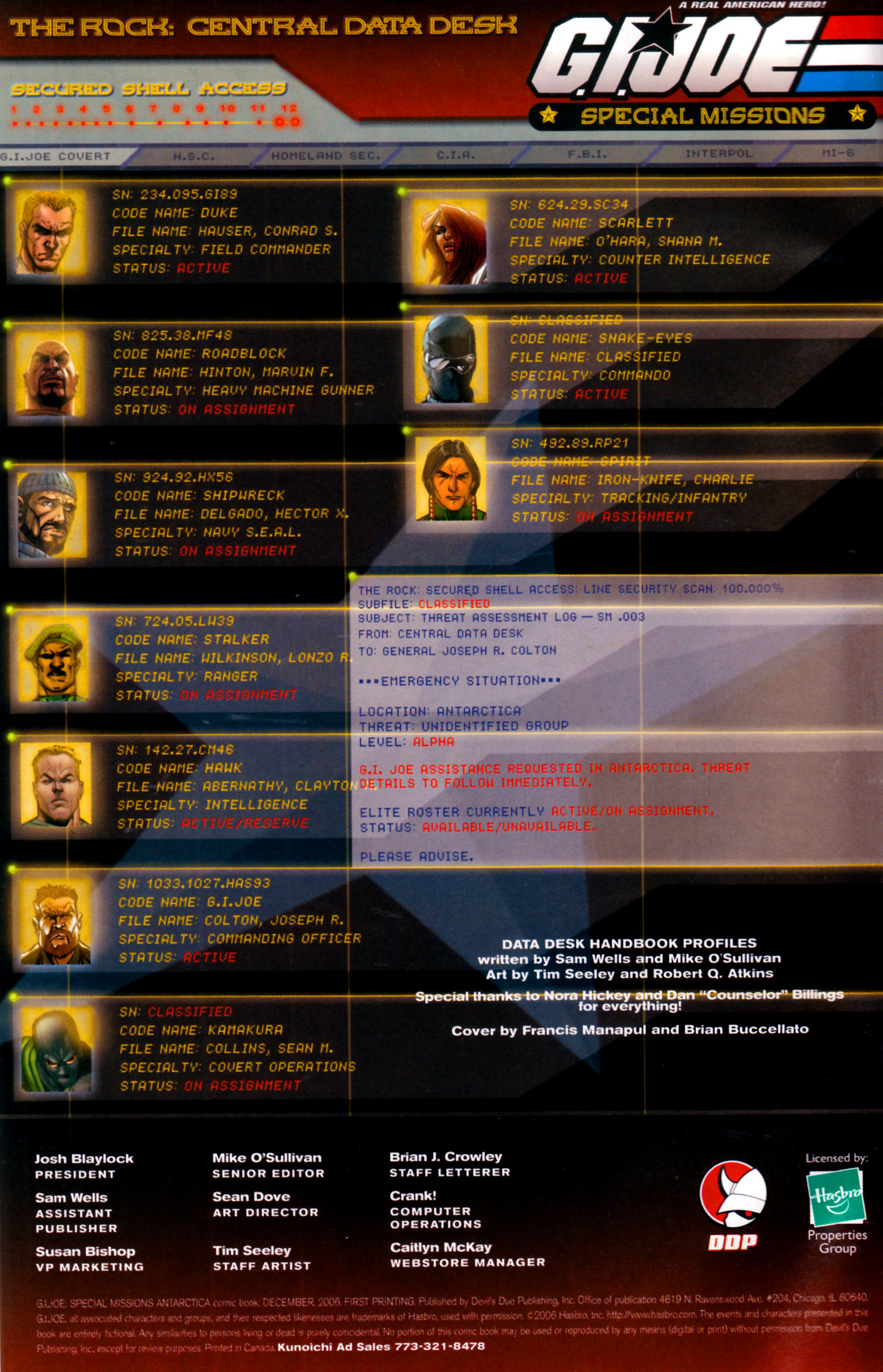 Read online G.I. Joe: Special Missions Antarctica comic -  Issue # Full - 2