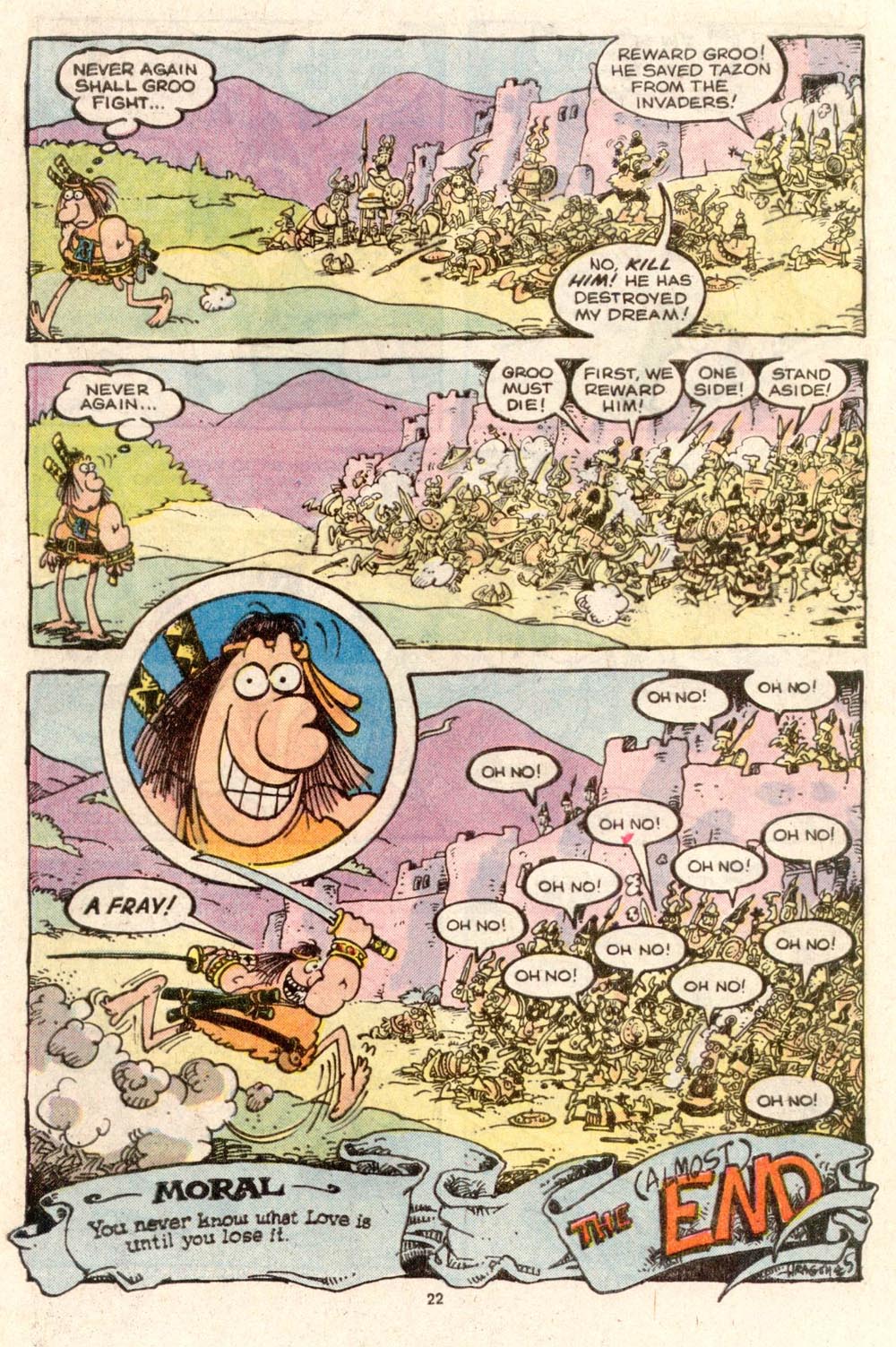Read online Sergio Aragonés Groo the Wanderer comic -  Issue #38 - 22