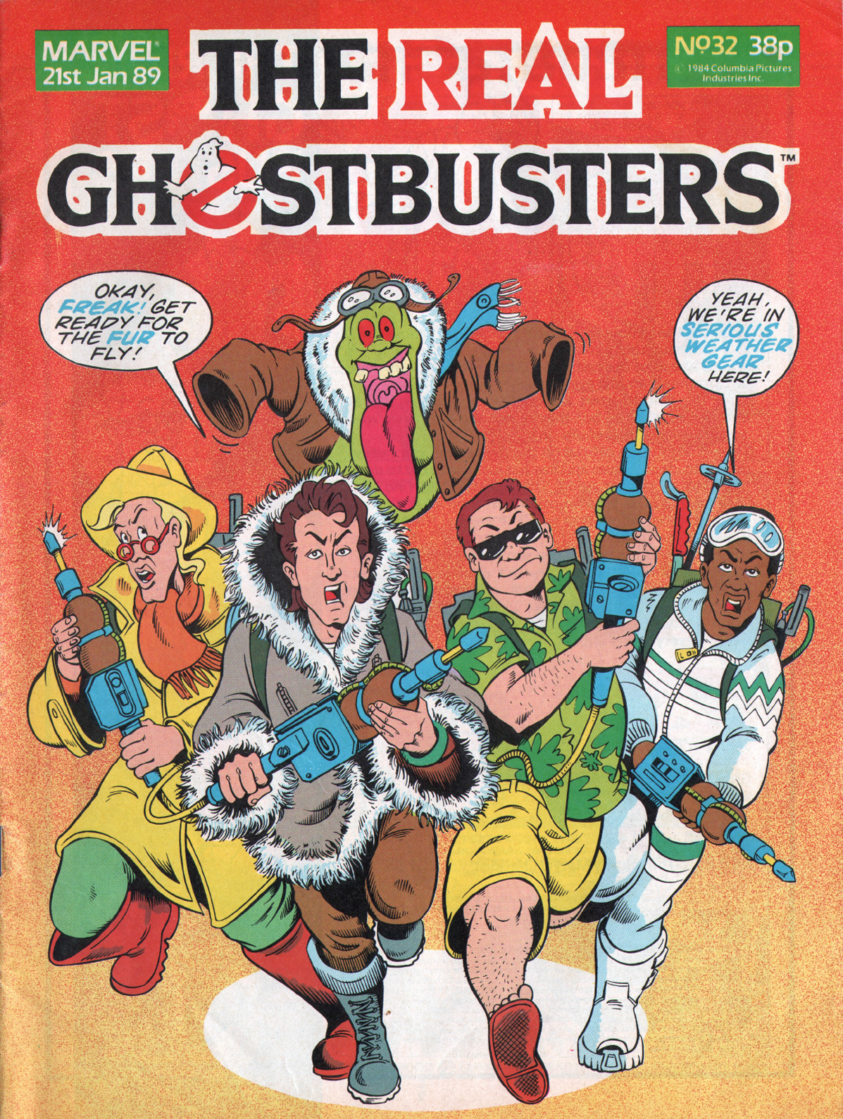 Read online The Real Ghostbusters comic -  Issue #32 - 1