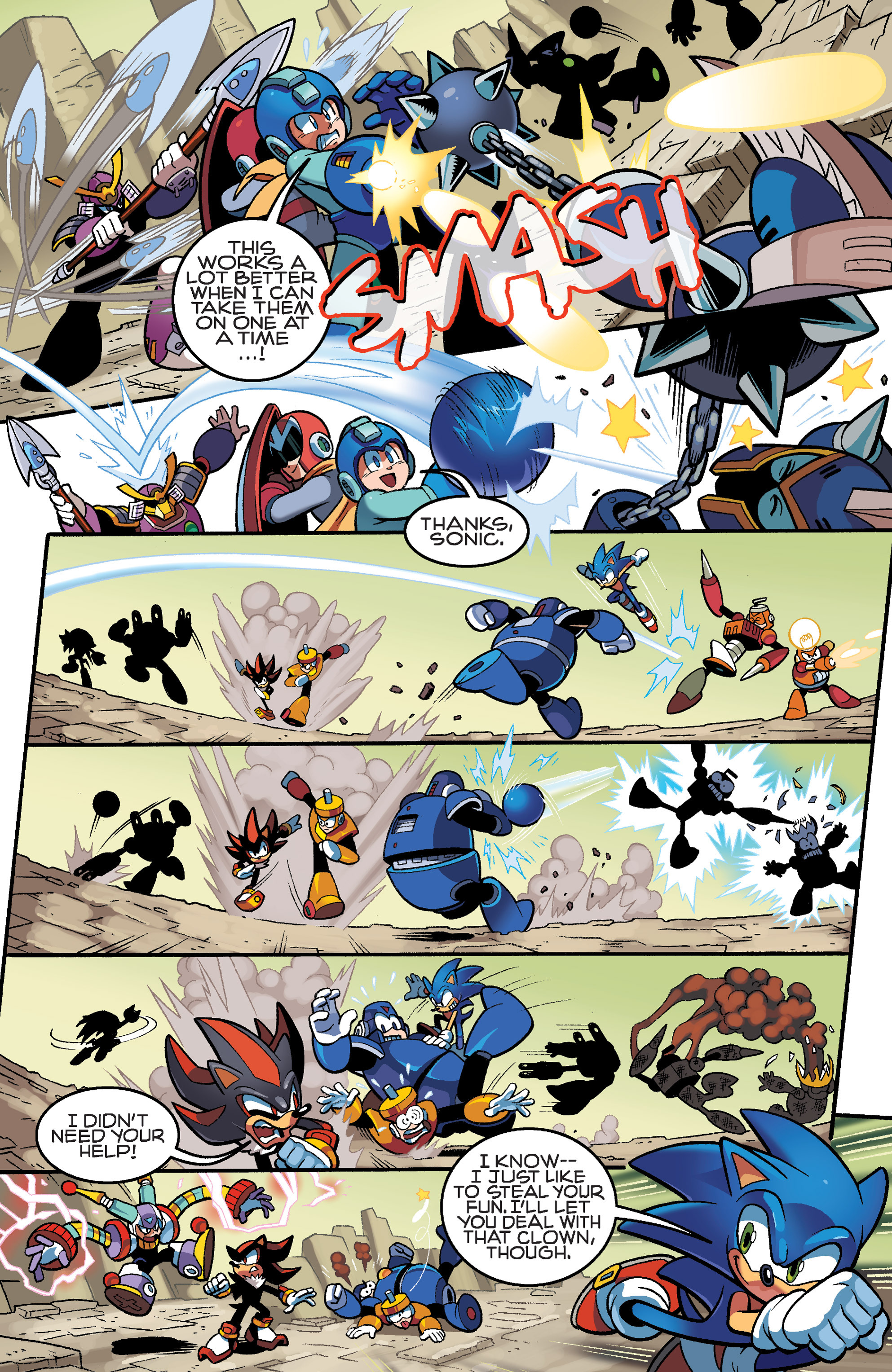 Read online Sonic Mega Man Worlds Collide comic -  Issue # Vol 3 - 18