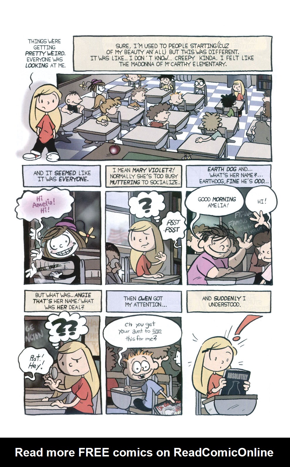 Read online Amelia Rules! comic -  Issue #6 - 7