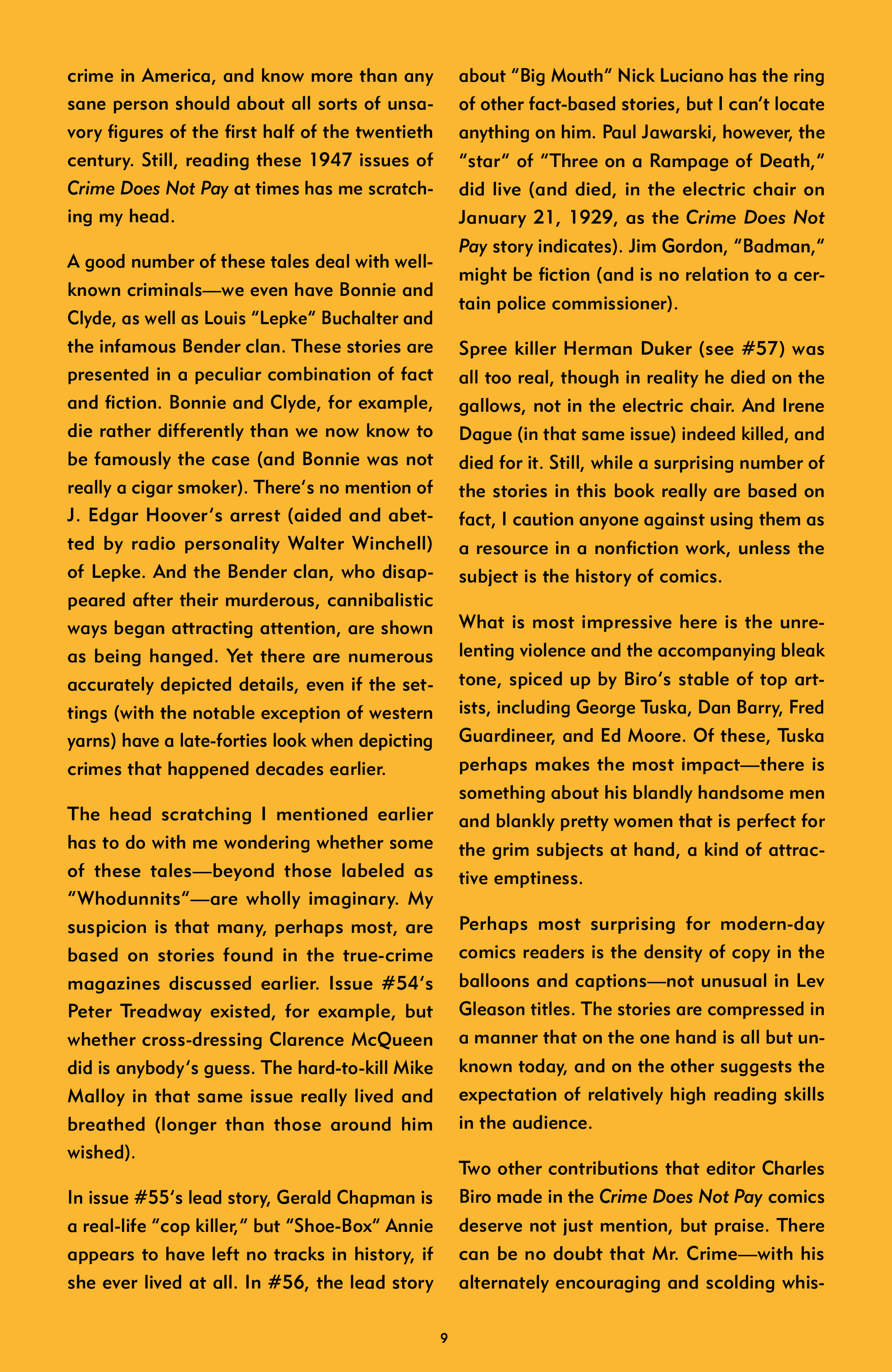 Read online Crime Does Not Pay Archives comic -  Issue # TPB 9 (Part 1) - 11