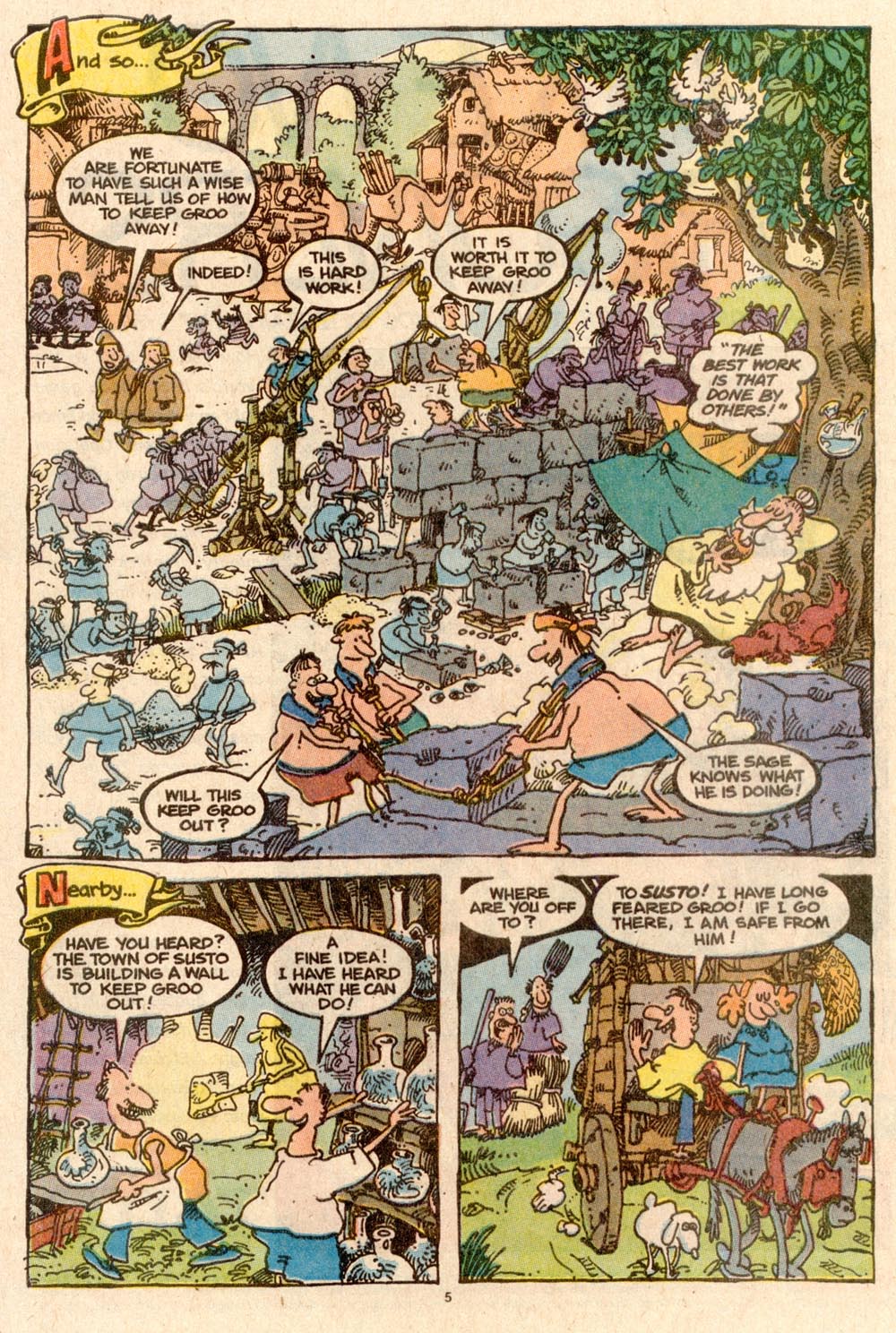 Read online Sergio Aragonés Groo the Wanderer comic -  Issue #59 - 5