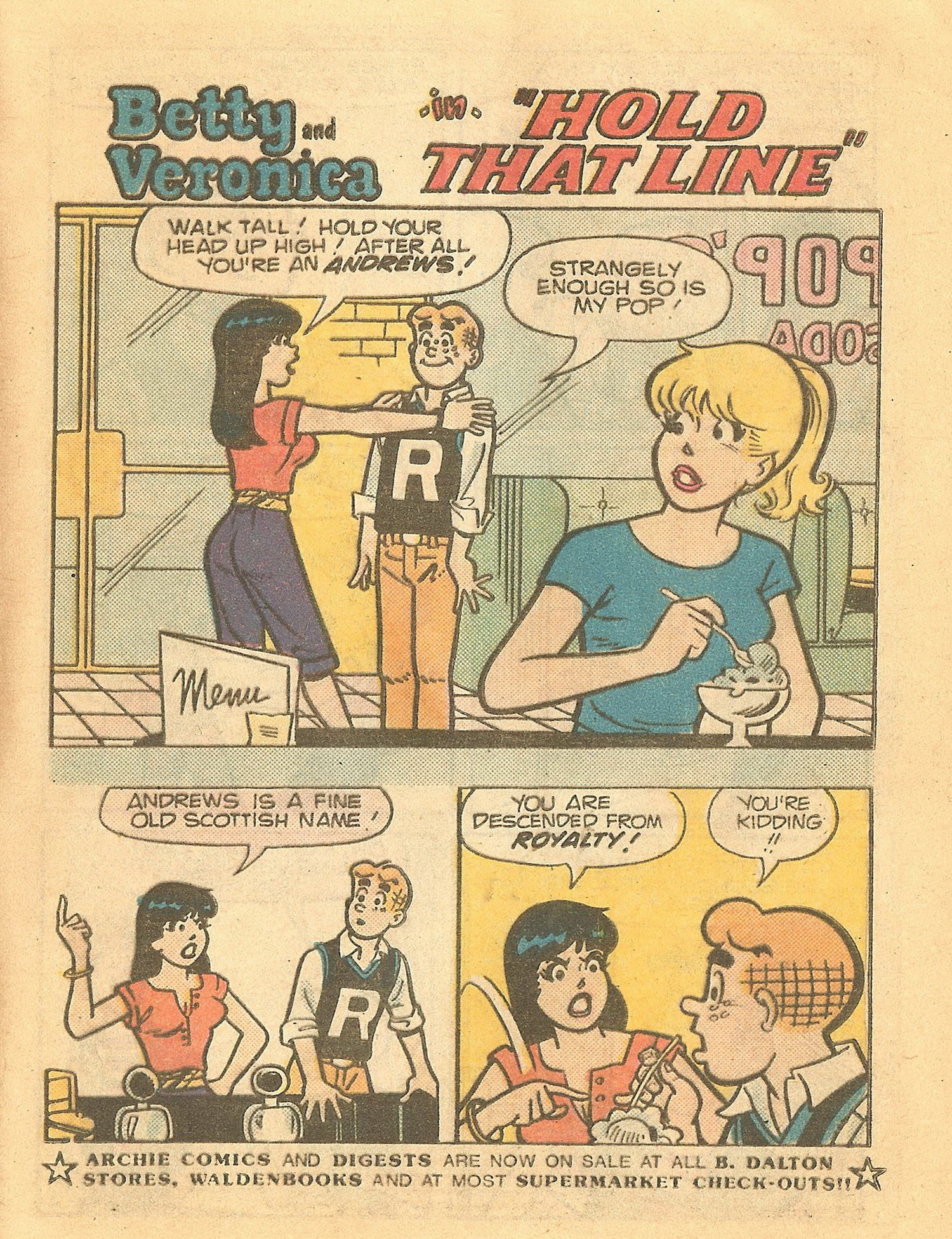 Read online Betty and Veronica Digest Magazine comic -  Issue #27 - 28