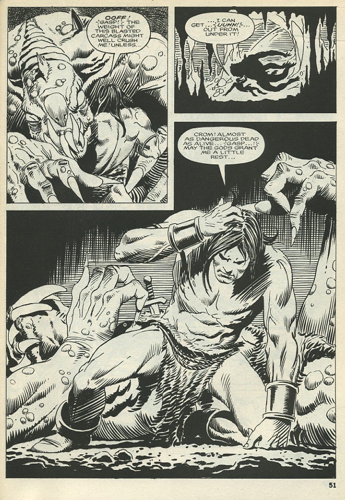 Read online The Savage Sword Of Conan comic -  Issue #136 - 50