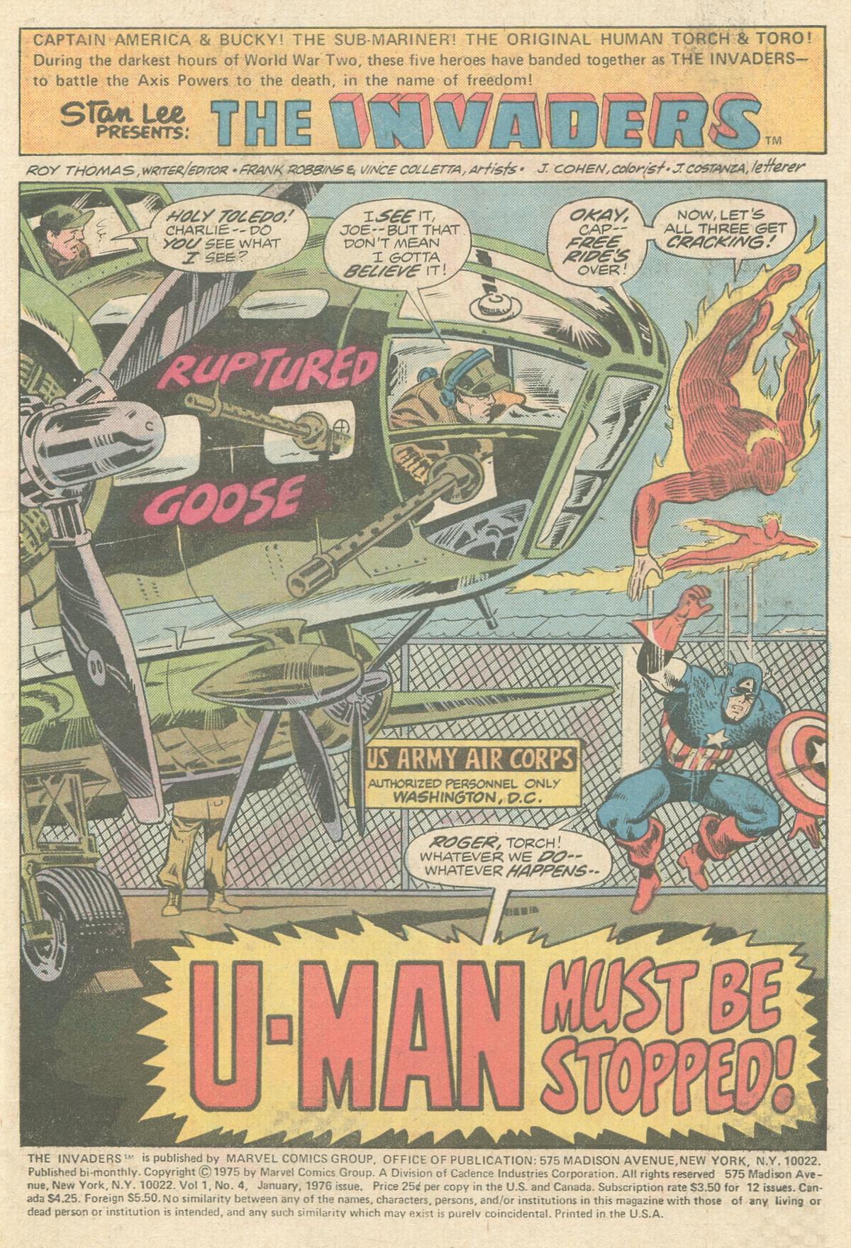 Read online The Invaders (1975) comic -  Issue #4 - 2