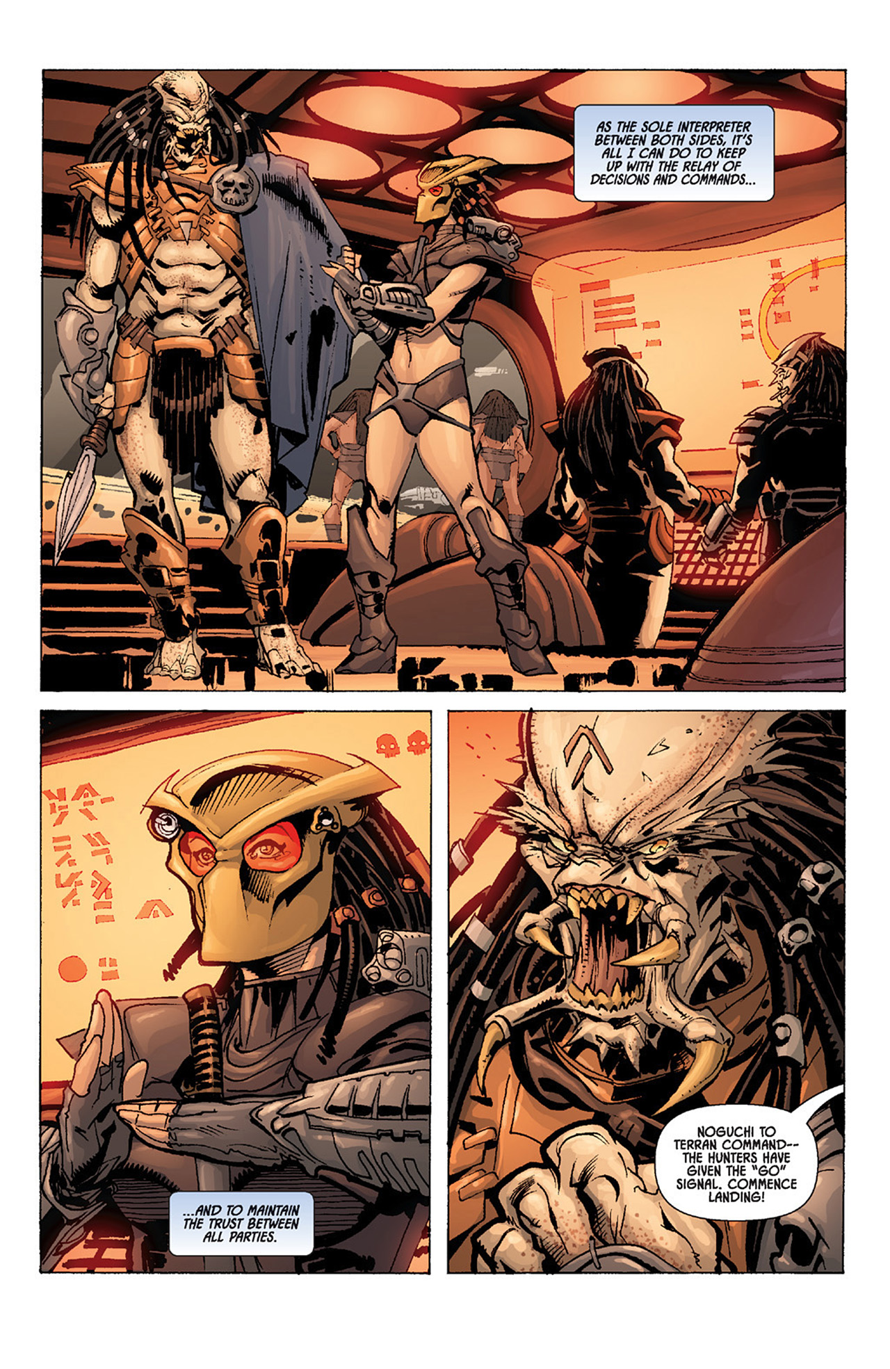 Read online Aliens vs. Predator: Three World War comic -  Issue #4 - 5