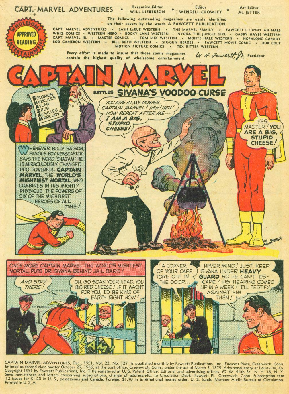 Read online Captain Marvel Adventures comic -  Issue #127 - 3