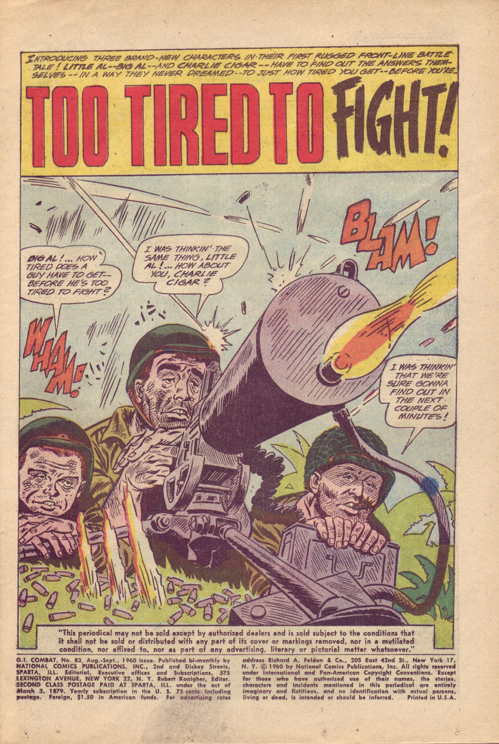 Read online G.I. Combat (1952) comic -  Issue #83 - 3