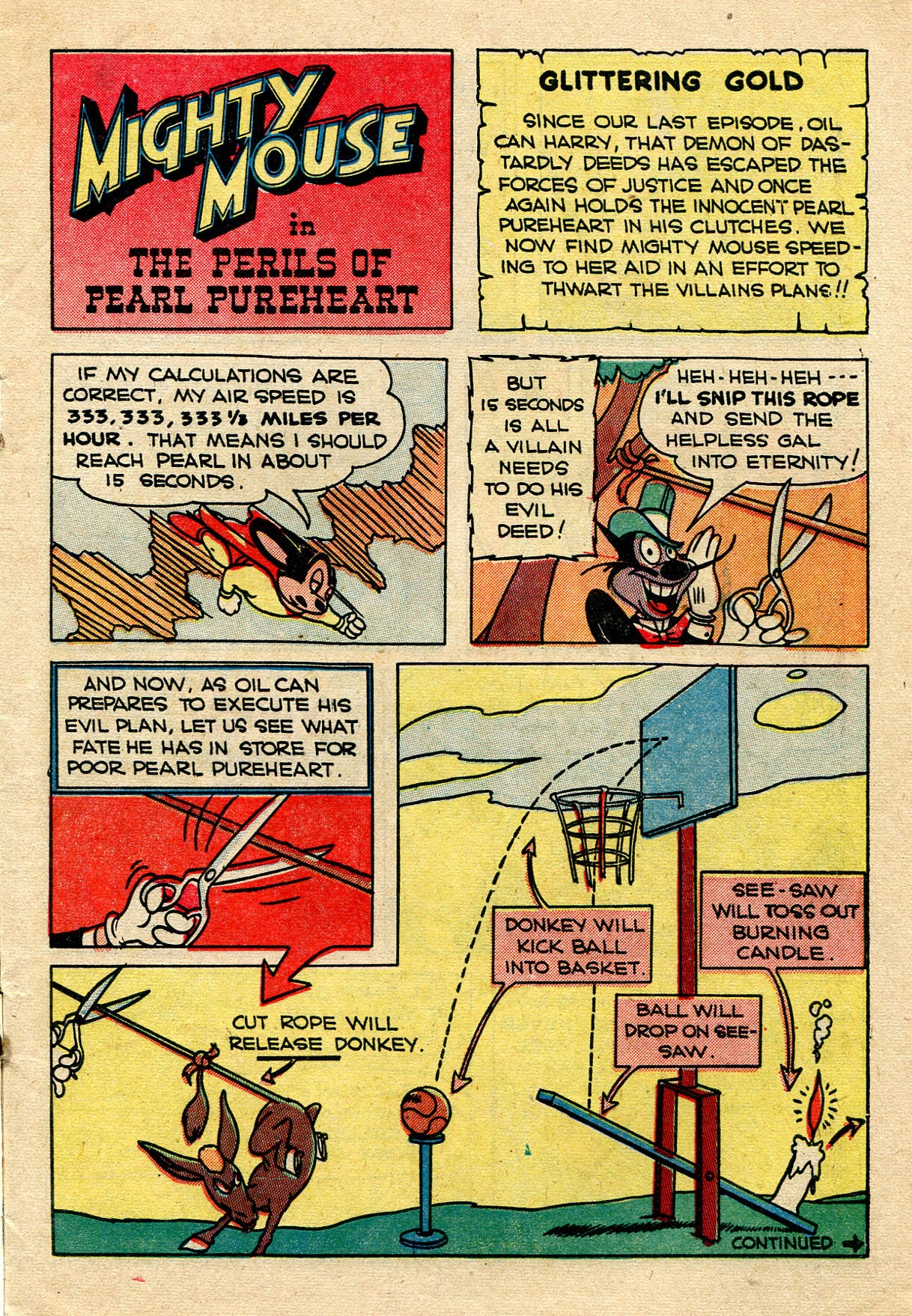 Read online Paul Terry's Mighty Mouse Comics comic -  Issue #18 - 3