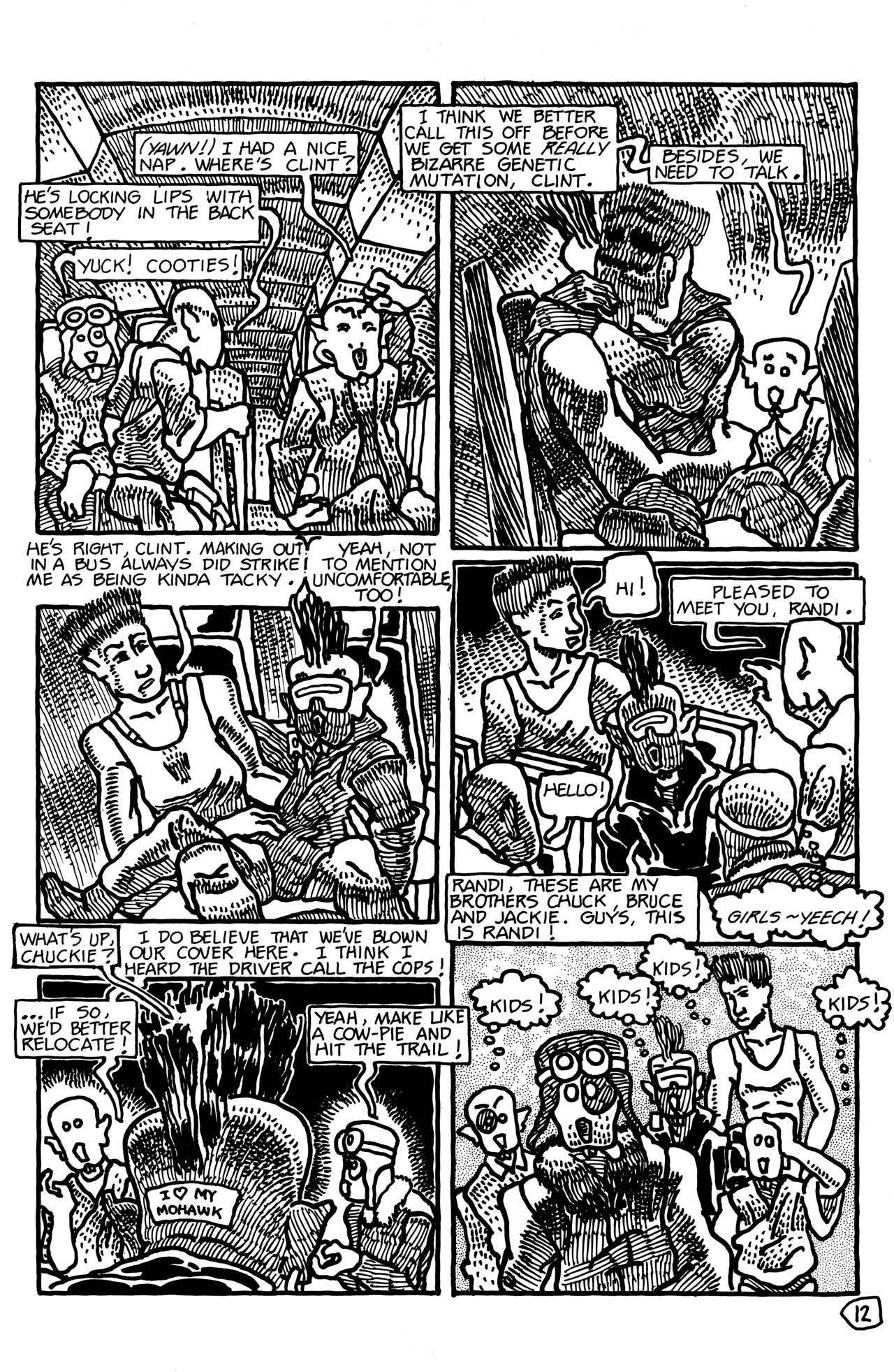 Read online Adolescent Radioactive Black Belt Hamsters comic -  Issue #5 - 14