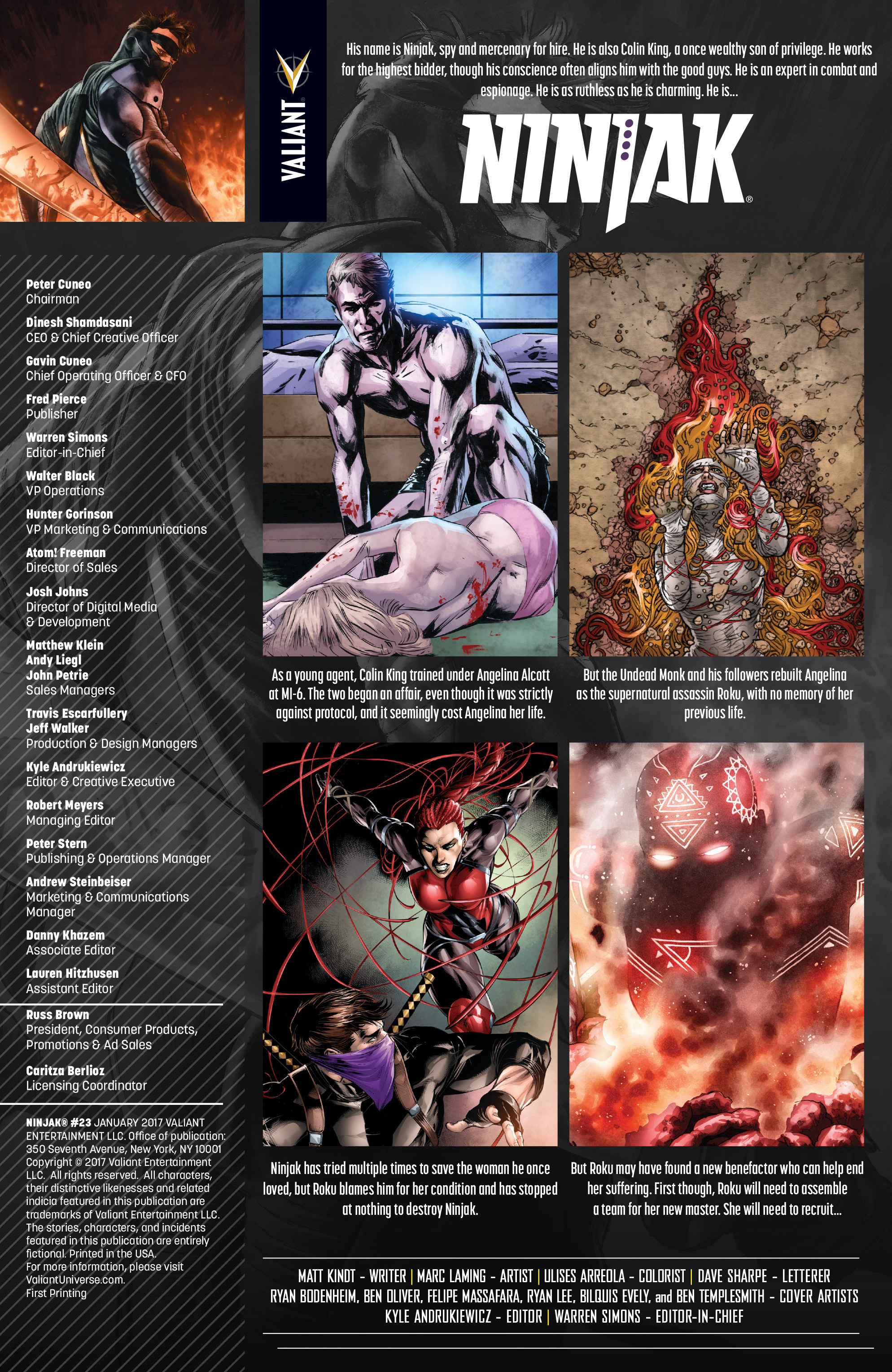 Read online Ninjak (2015) comic -  Issue #23 - 2