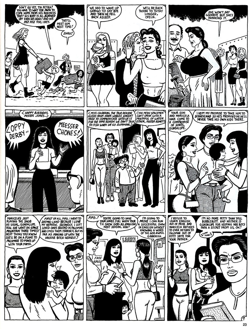 Read online Love and Rockets (1982) comic -  Issue #48 - 25