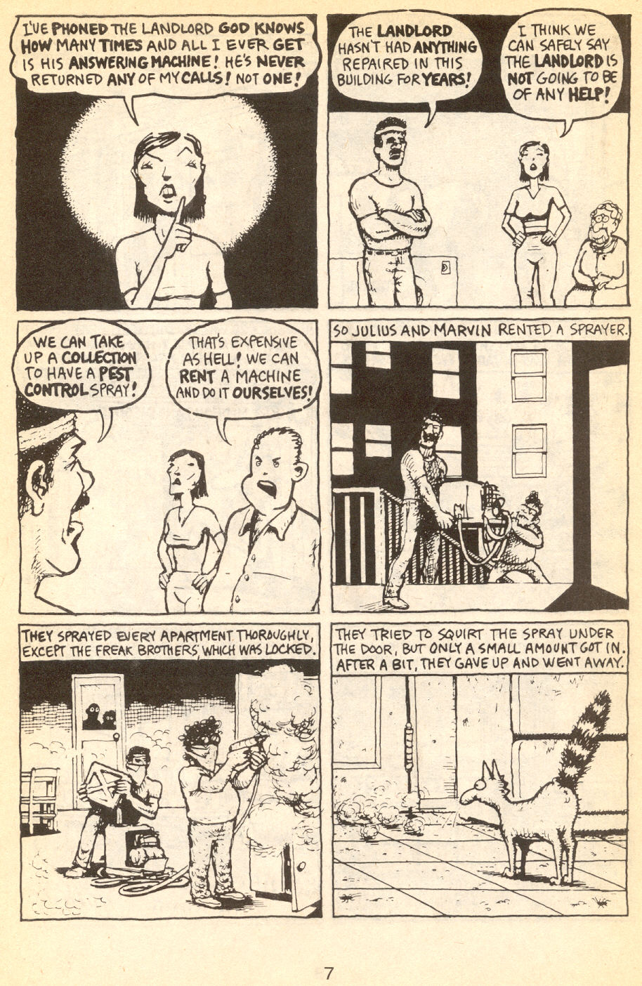 Read online Adventures of Fat Freddy's Cat comic -  Issue #6 - 9