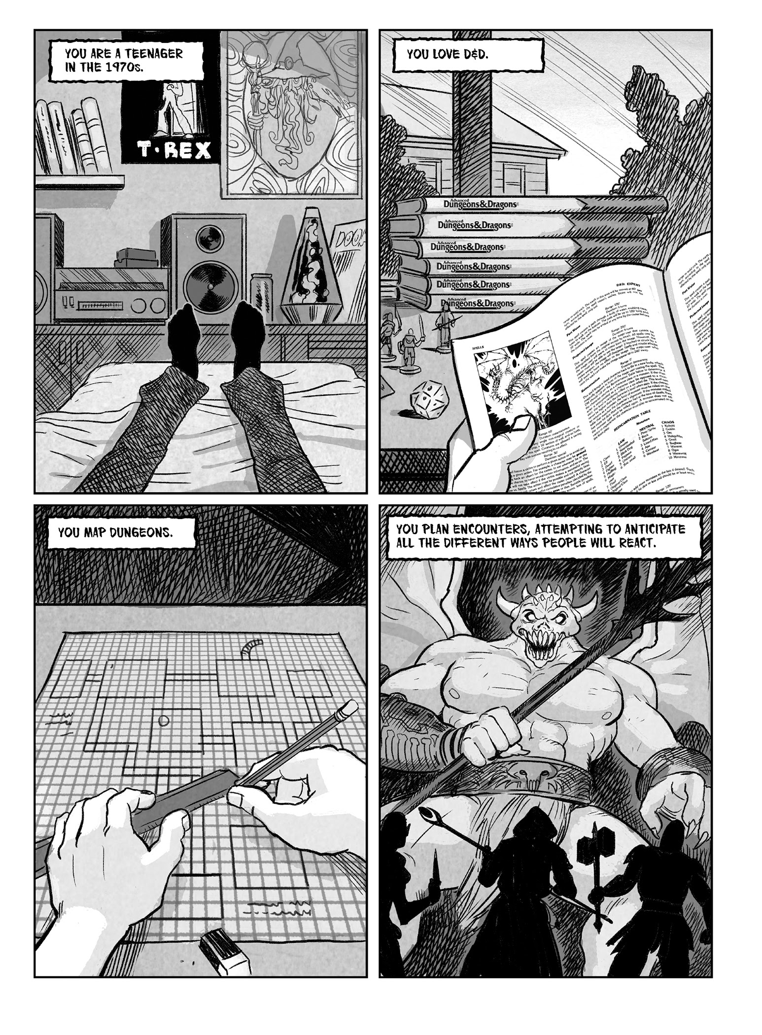 Read online Rise of the Dungeon Master: Gary Gygax and the Creation of D&D comic -  Issue # TPB - 115