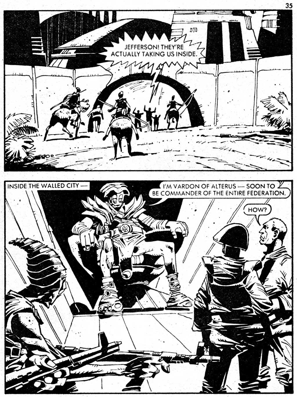 Read online Starblazer comic -  Issue #71 - 35