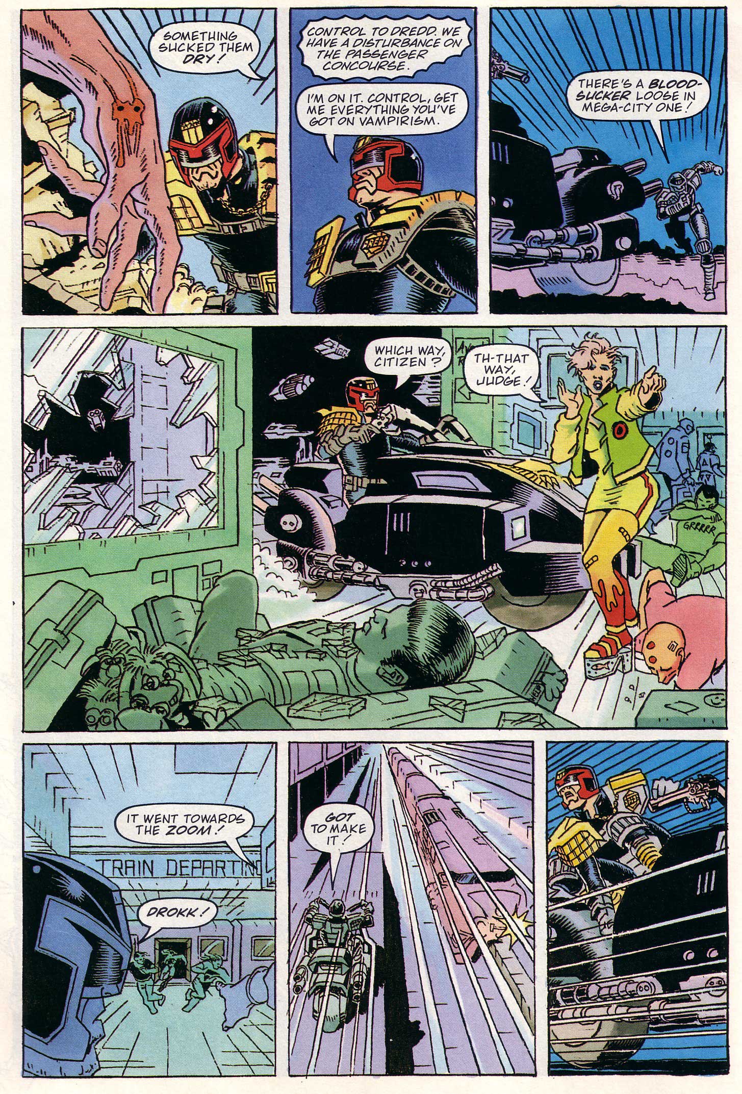 Read online Judge Dredd Lawman of the Future comic -  Issue #16 - 5