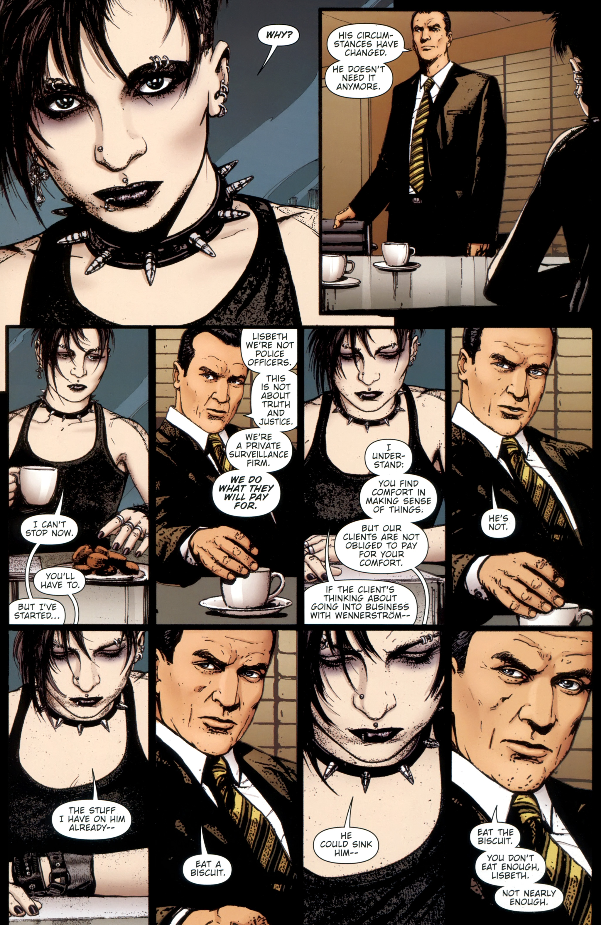 Read online The Girl With the Dragon Tattoo comic -  Issue # TPB 1 - 80