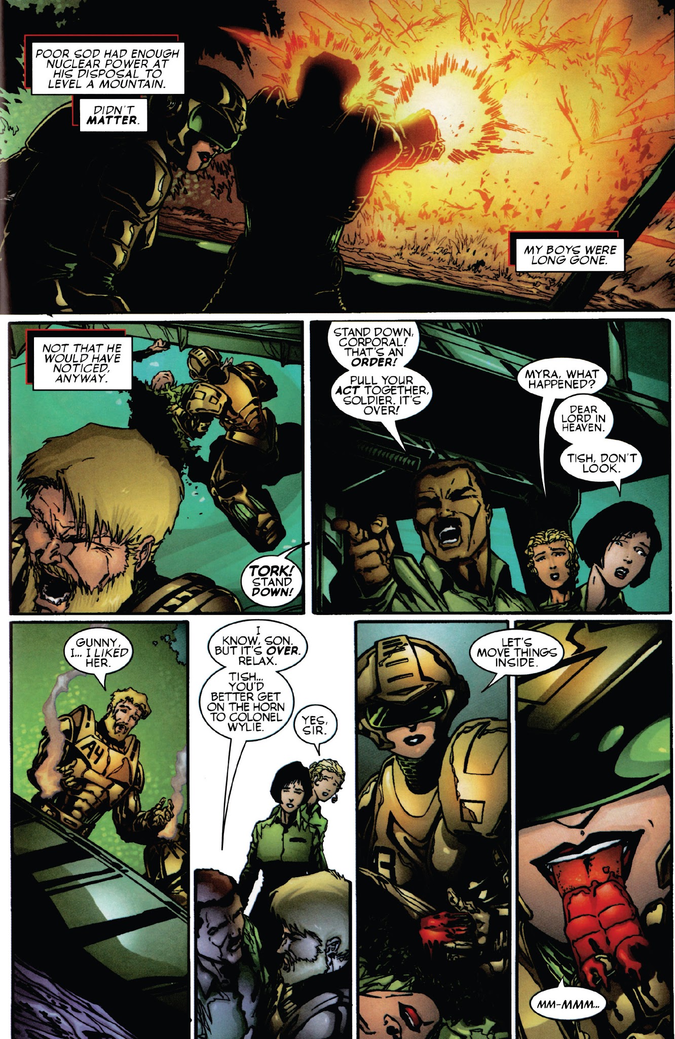 Read online Armorines (1999) comic -  Issue #2 - 7