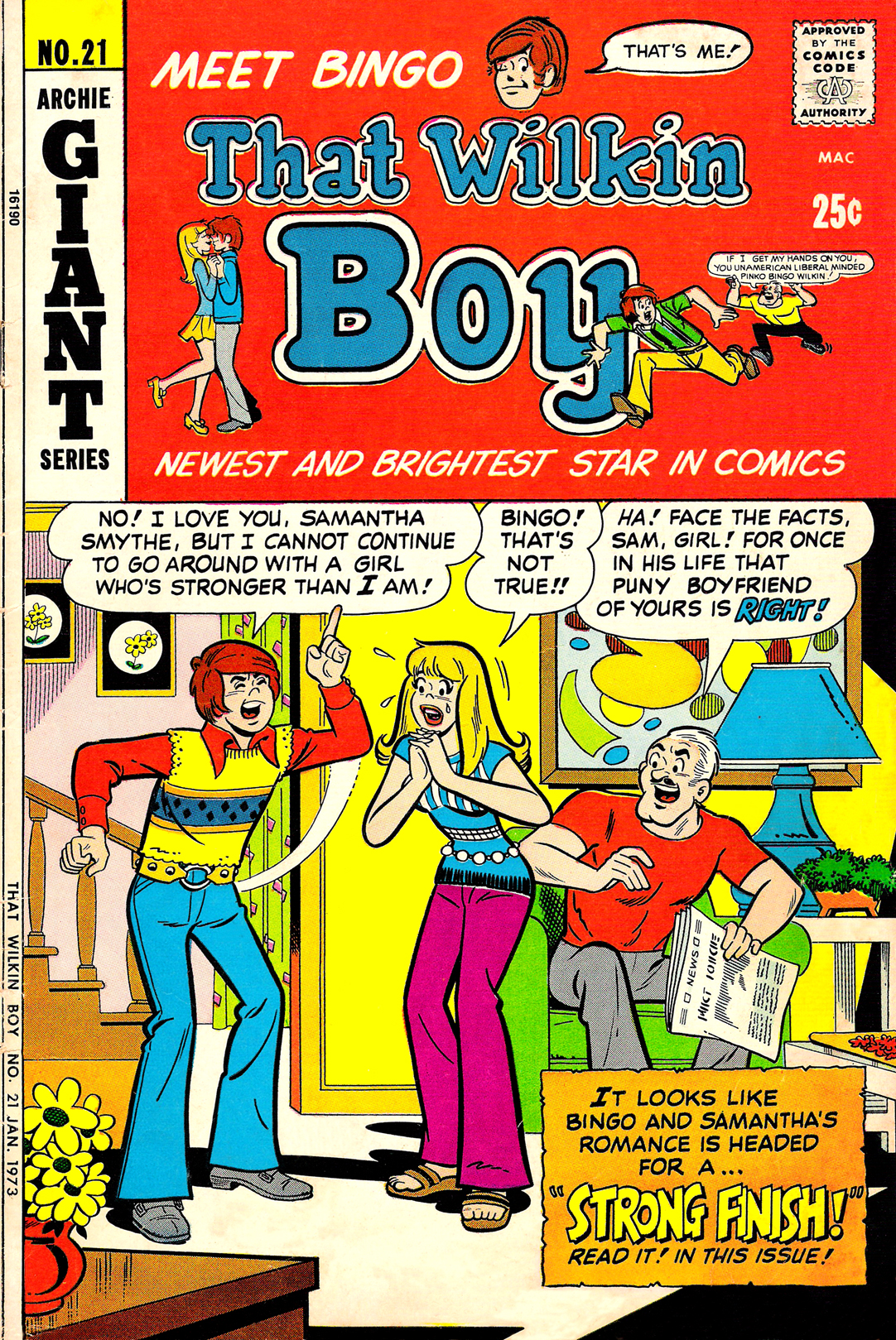 Read online That Wilkin Boy comic -  Issue #21 - 1
