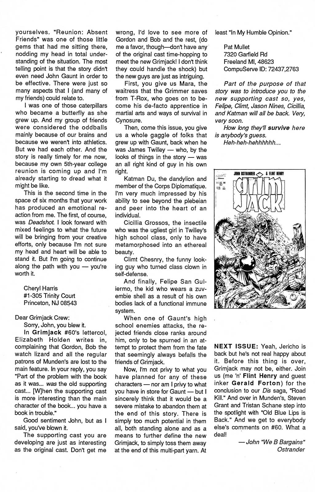 Read online Grimjack comic -  Issue #64 - 34