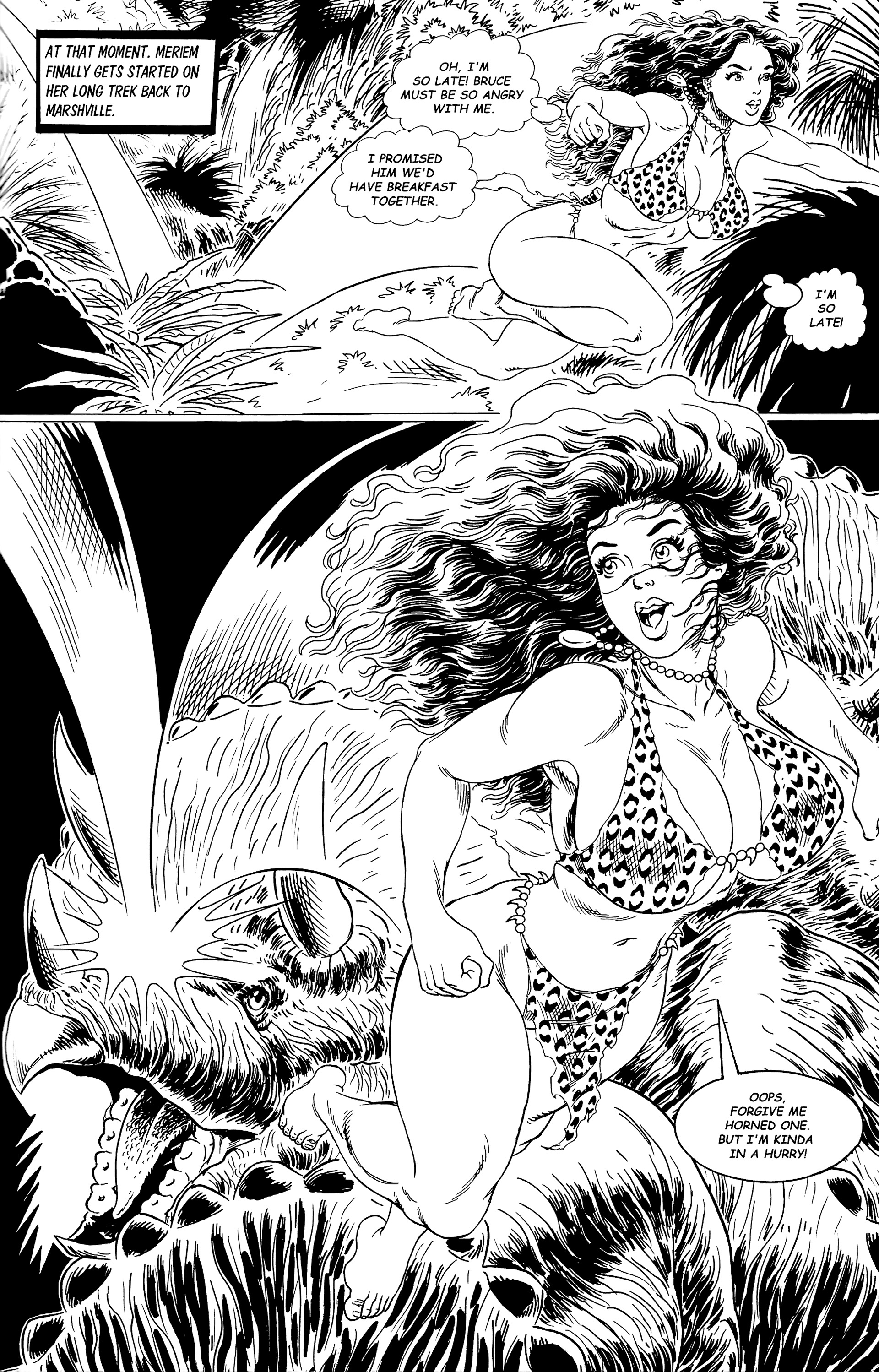 Read online Cavewoman: Hunt comic -  Issue #1 - 21