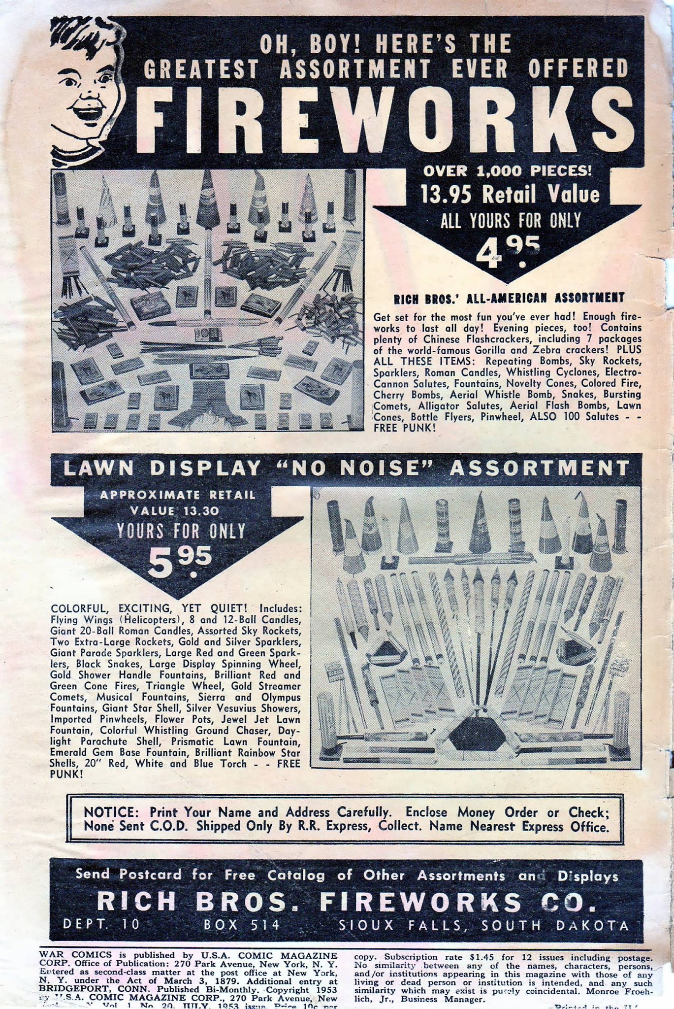 Read online War Comics comic -  Issue #20 - 2