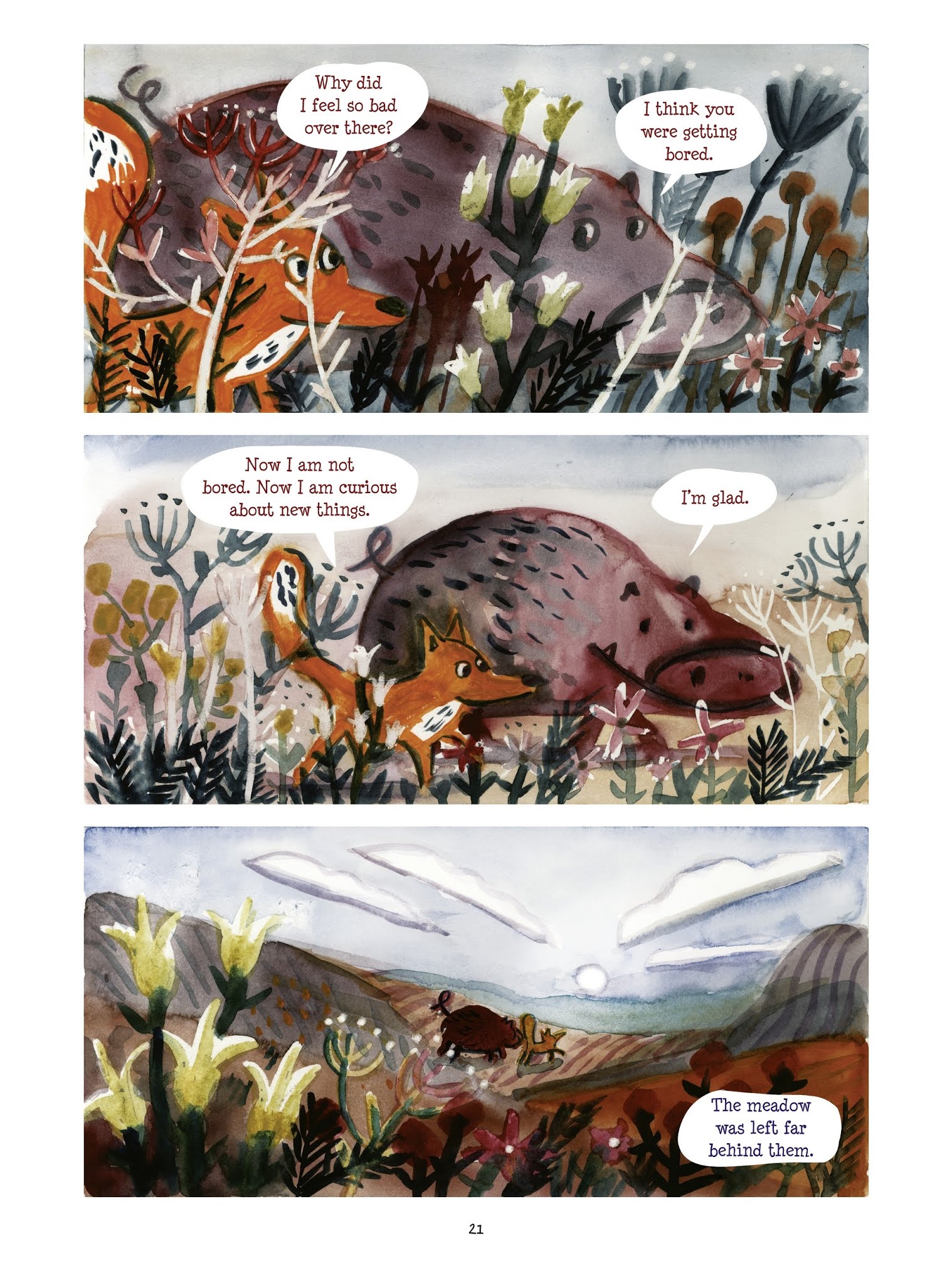 Read online Tiny Fox and Great Boar comic -  Issue #2 - 21