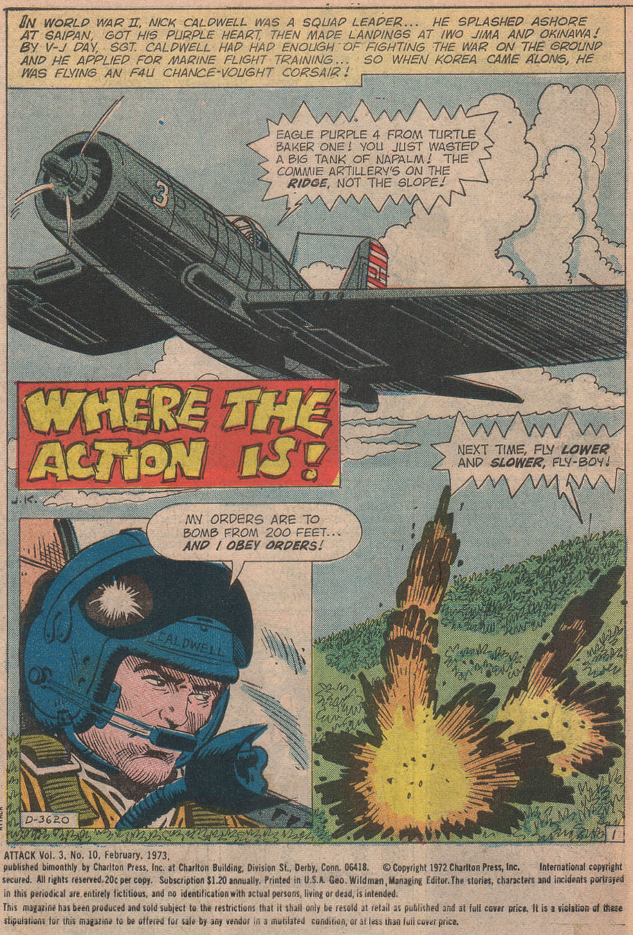 Read online Attack (1971) comic -  Issue #10 - 1