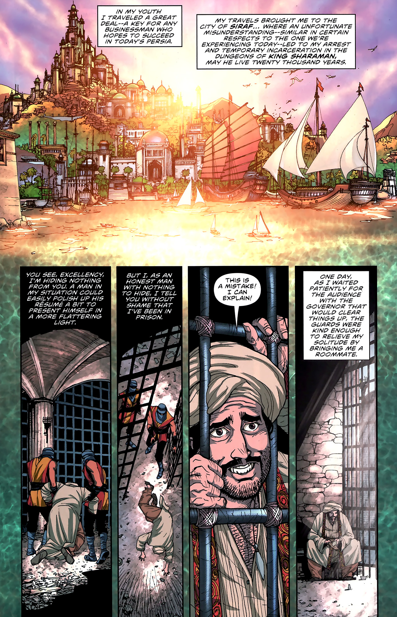 Read online Prince of Persia: Before the Sandstorm comic -  Issue #1 - 9