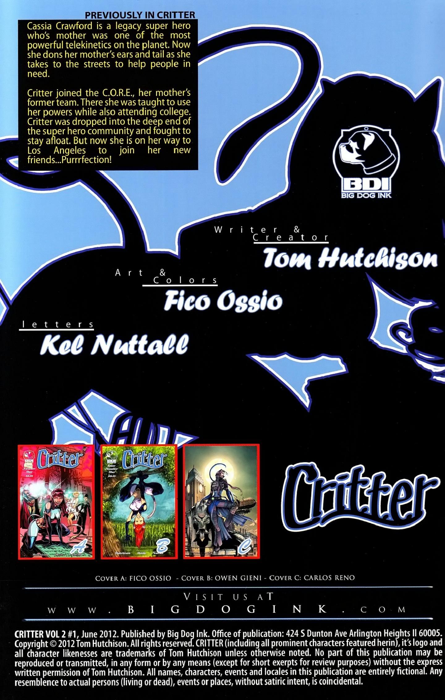 Read online Critter (2012) comic -  Issue #1 - 2