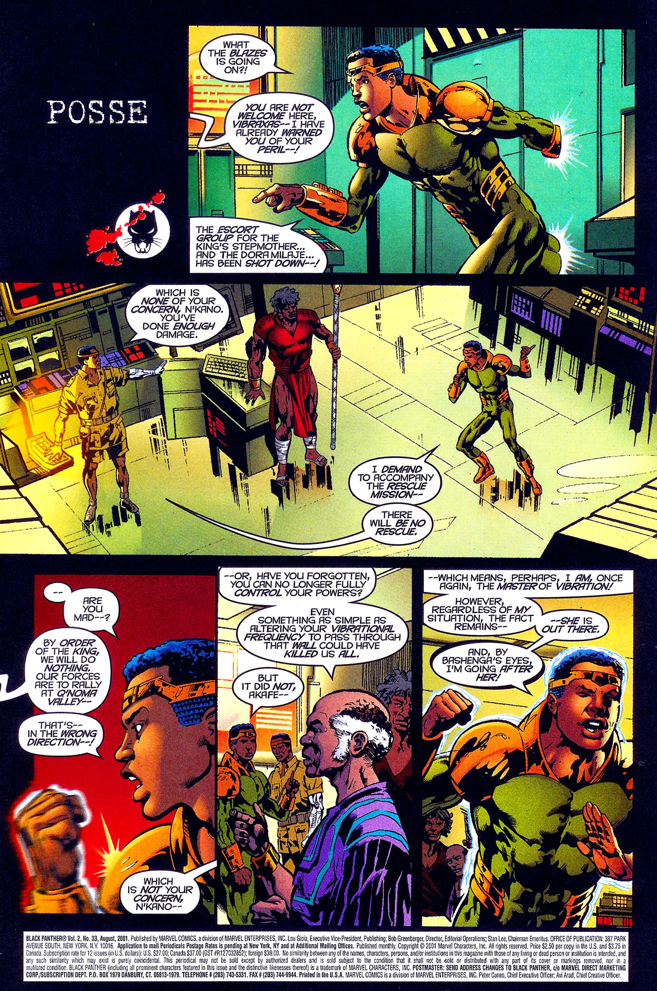 Read online Black Panther (1998) comic -  Issue #33 - 2