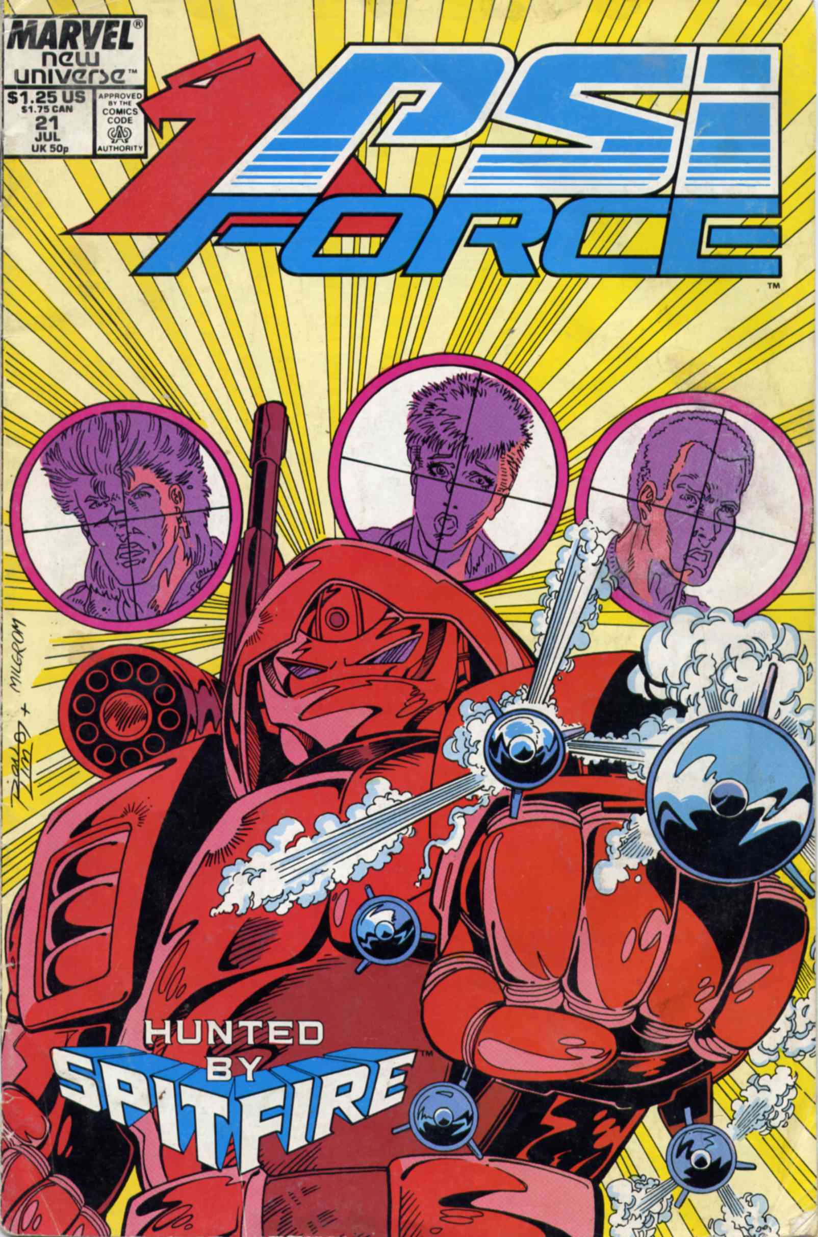 Read online Psi-Force comic -  Issue #21 - 1