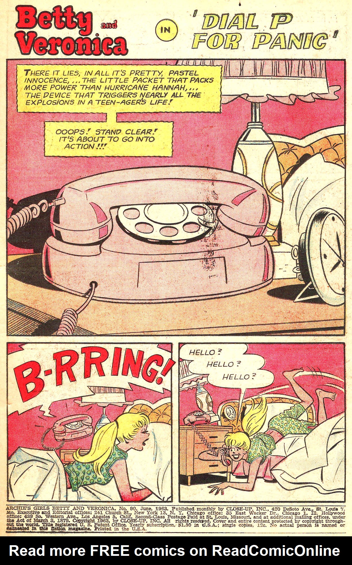 Read online Archie's Girls Betty and Veronica comic -  Issue #90 - 3