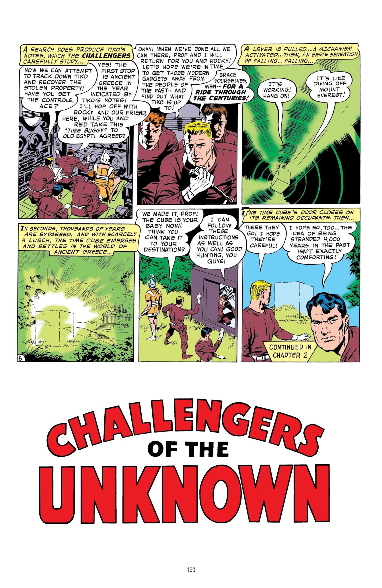 Read online Challengers of the Unknown by Jack Kirby comic -  Issue # TPB (Part 2) - 93