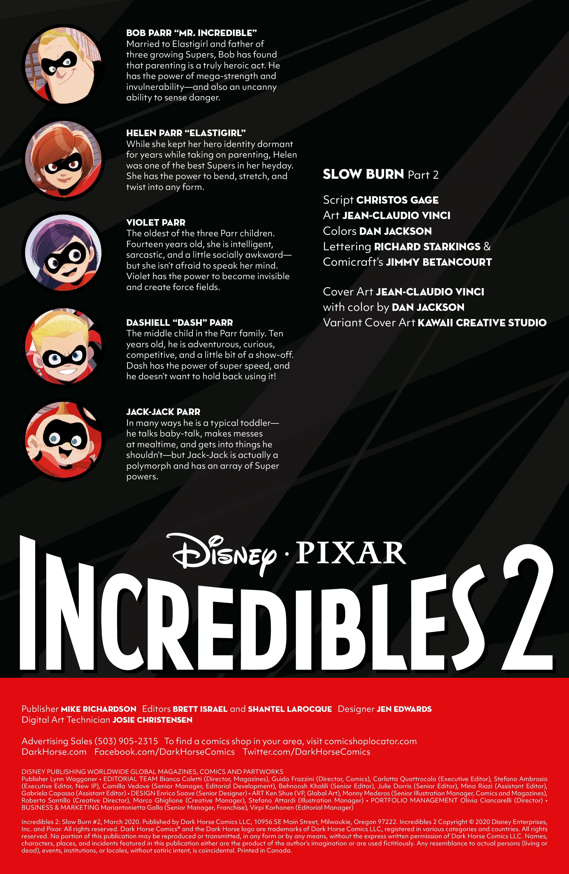 Read online Incredibles 2: Slow Burn comic -  Issue #2 - 2