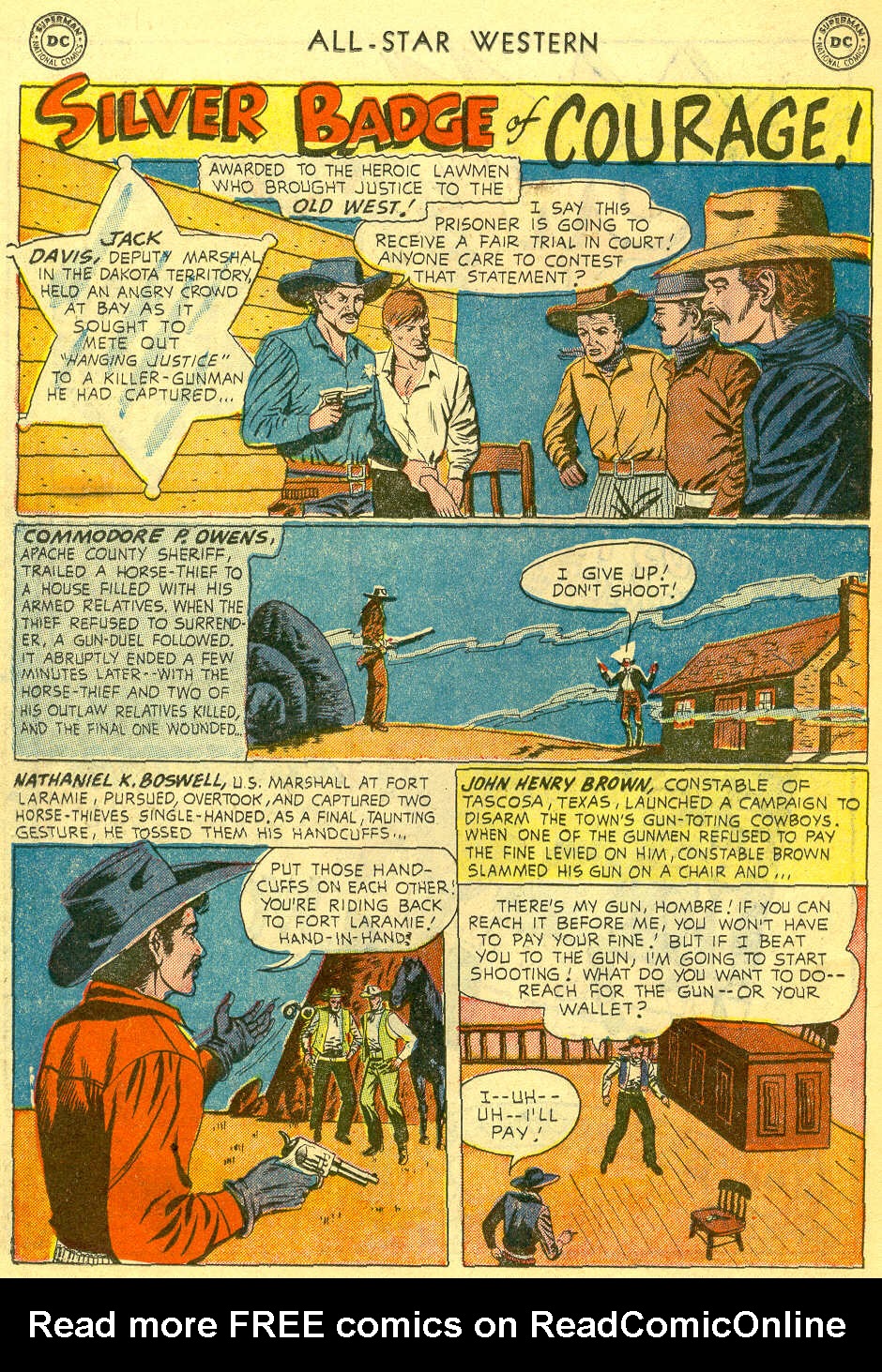 Read online All-Star Western (1951) comic -  Issue #78 - 18