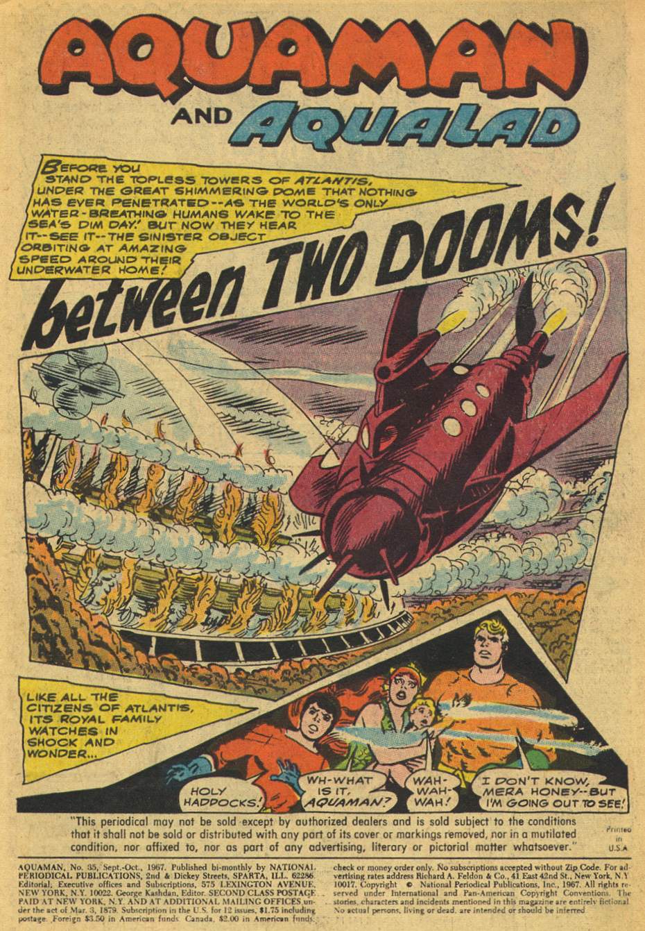 Read online Aquaman (1962) comic -  Issue #35 - 3