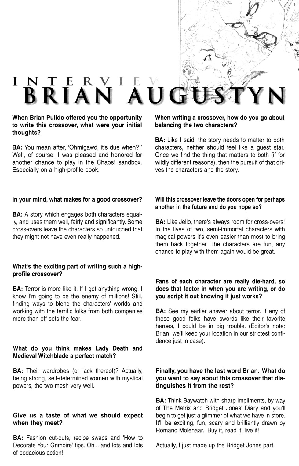 Read online Lady Death/Medieval Witchblade comic -  Issue # _Preview - 19