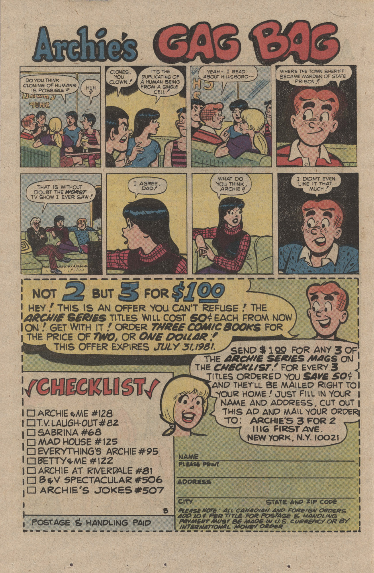 Read online Archie's Joke Book Magazine comic -  Issue #278 - 18