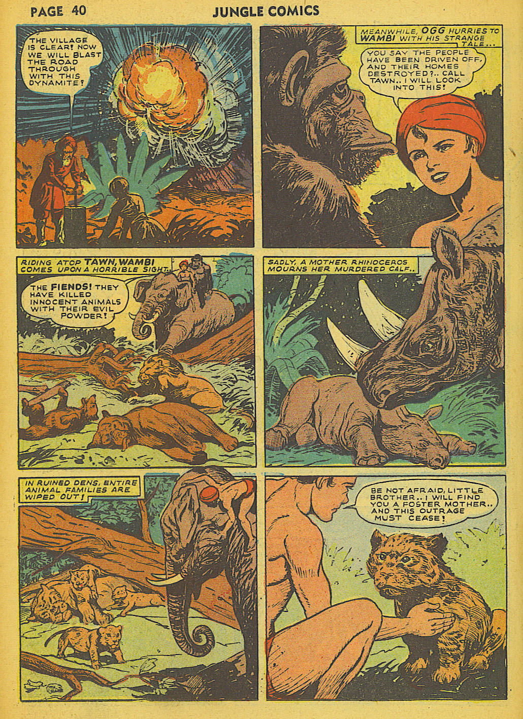 Read online Jungle Comics comic -  Issue #36 - 43